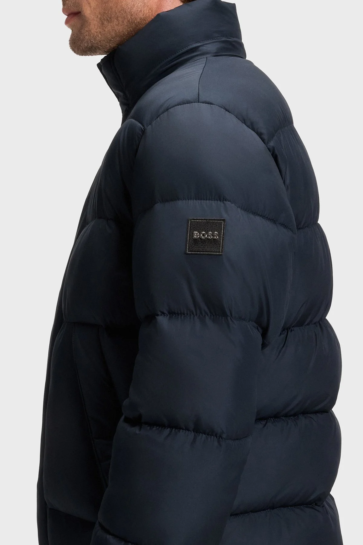 Boss Kapitoneli Regular Fit Çıkarılabilir Kapüşonlu Şişme Erkek Mont 50551599 404 LACİVERT - 5