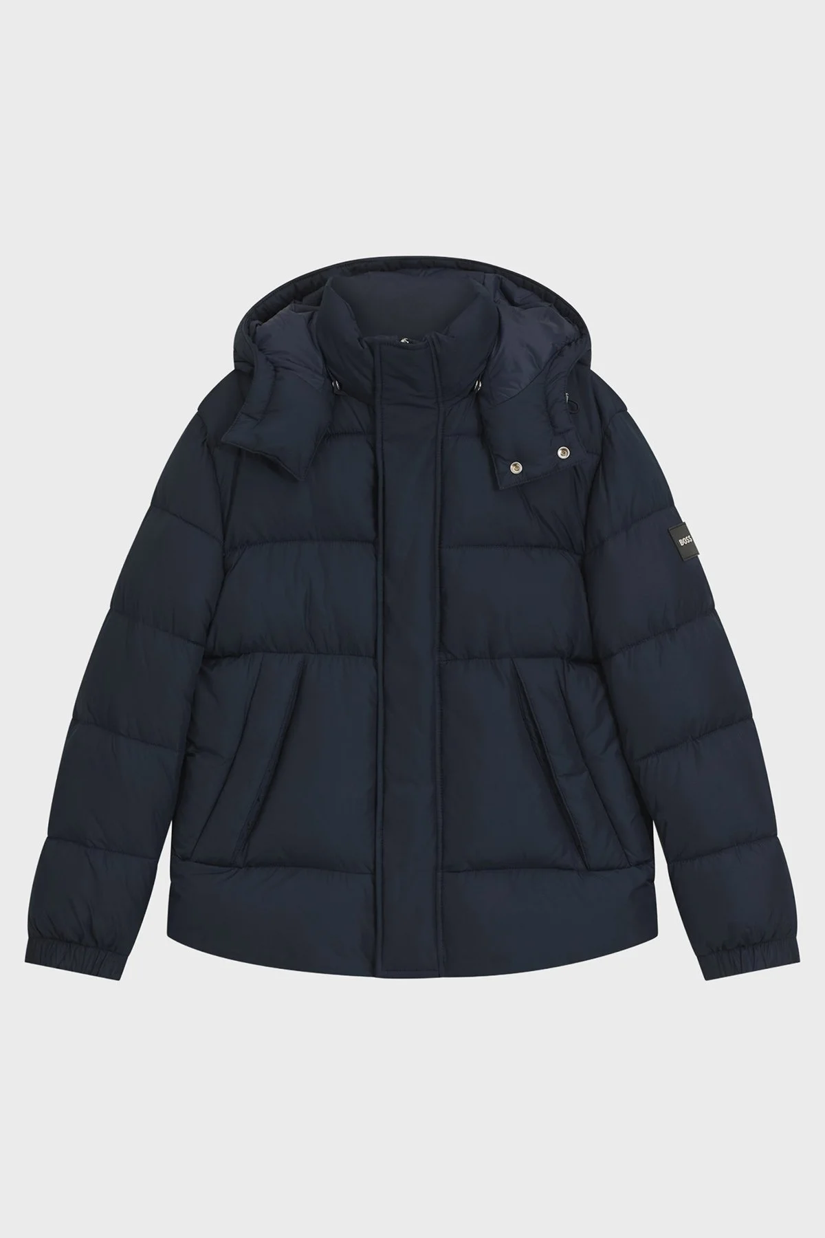 Boss Kapitoneli Regular Fit Çıkarılabilir Kapüşonlu Şişme Erkek Mont 50551599 404 LACİVERT - 6