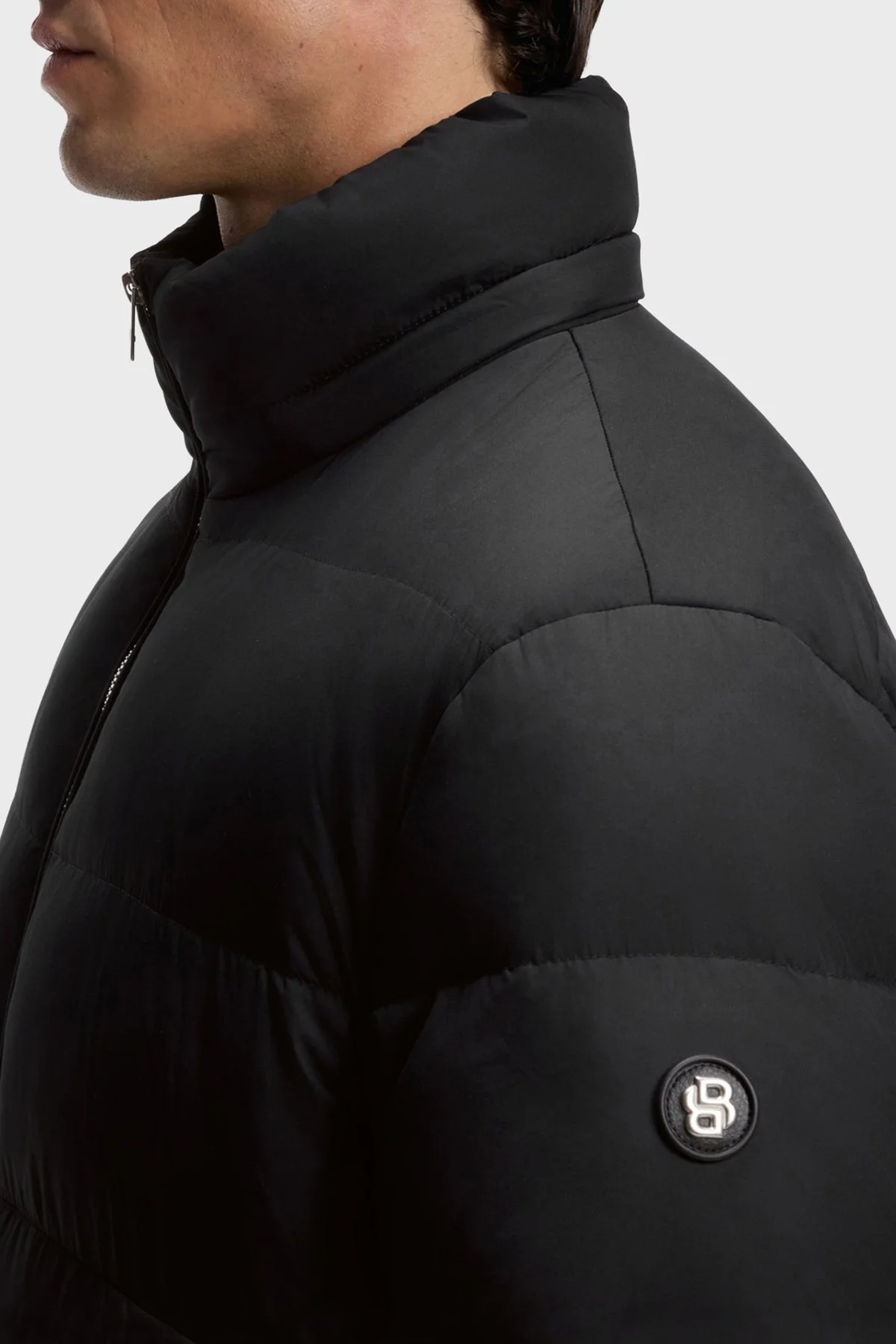 Boss Kapitoneli Regular Fit Çıkarılabilir Kapüşonlu Şişme Erkek Mont 50565108 001 Siyah - 5