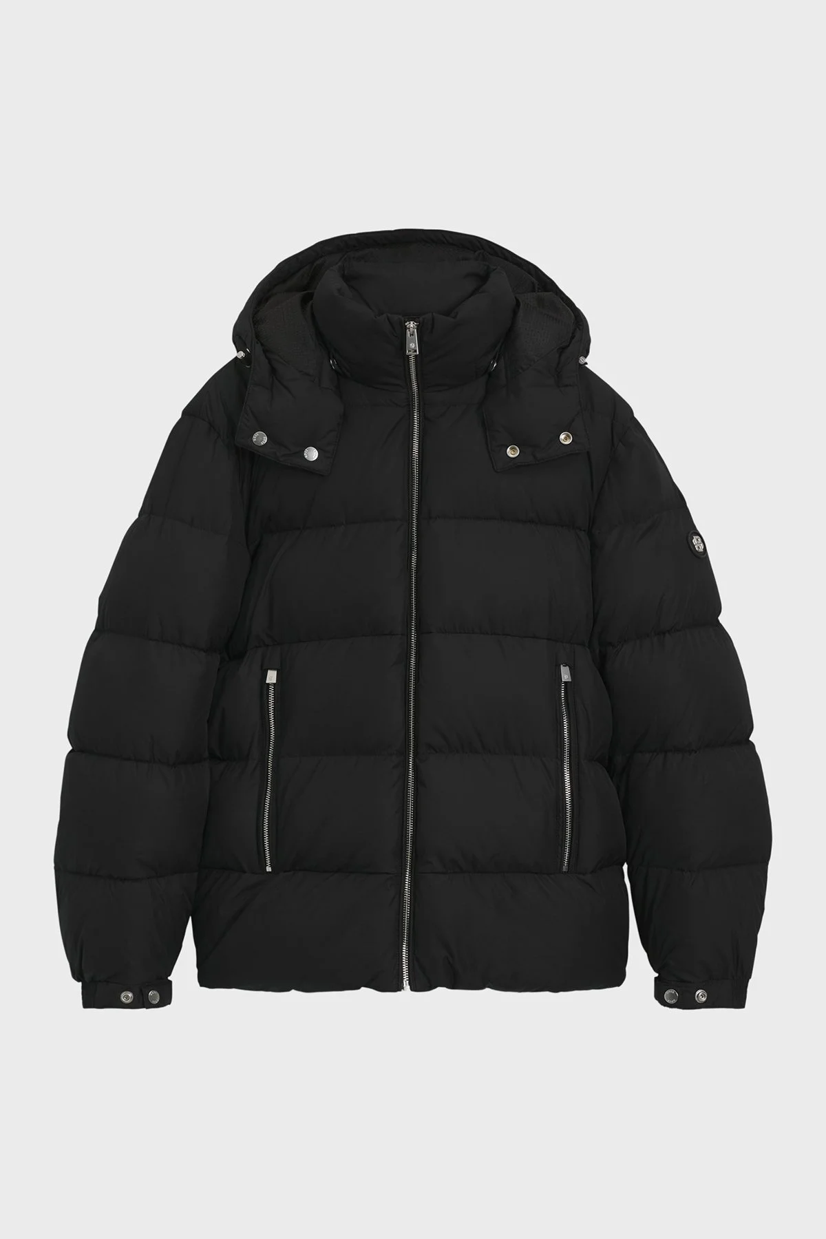Boss Kapitoneli Regular Fit Çıkarılabilir Kapüşonlu Şişme Erkek Mont 50565108 001 Siyah - 6