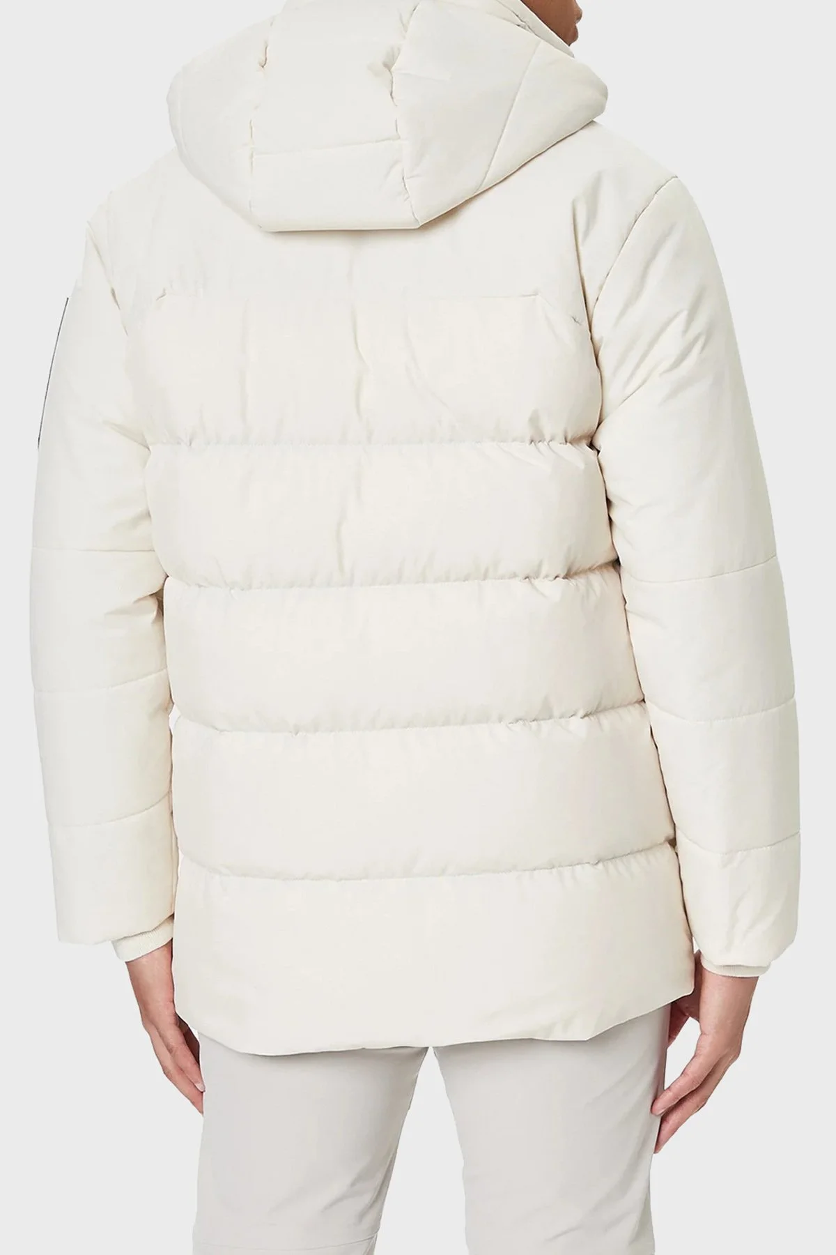 Boss Kapitoneli Regular Fit Çıkarılabilir Kapüşonlu Su İtici Parka Erkek Mont 50547262 131 BEJ - 3