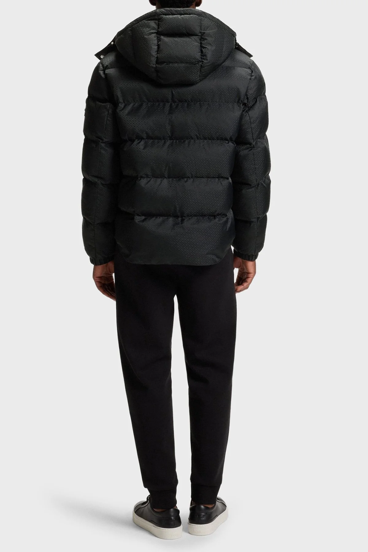 Boss Kapitoneli Regular Fit Çıkarılabilir Kapüşonlu Su İtici Şişme Erkek Mont 50548727 001 SİYAH - 3