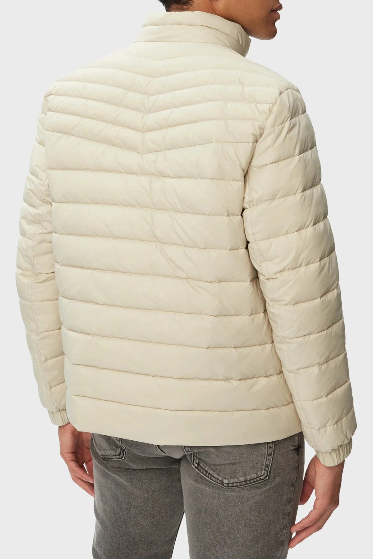 Boss Kapitoneli Regular Fit Dik Yaka Erkek Mont 50549252 271 Bej - 3