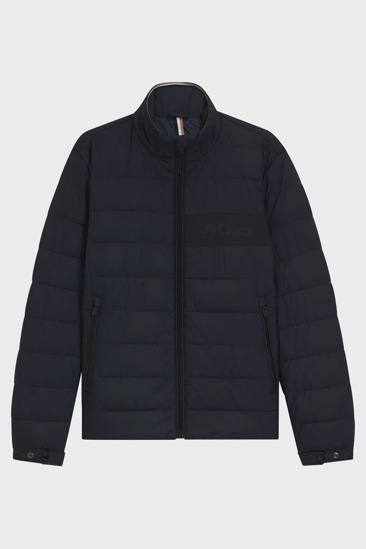 Boss Kapitoneli Regular Fit Dik Yaka Şişme Erkek Mont 50519237 404 Lacivert - 6