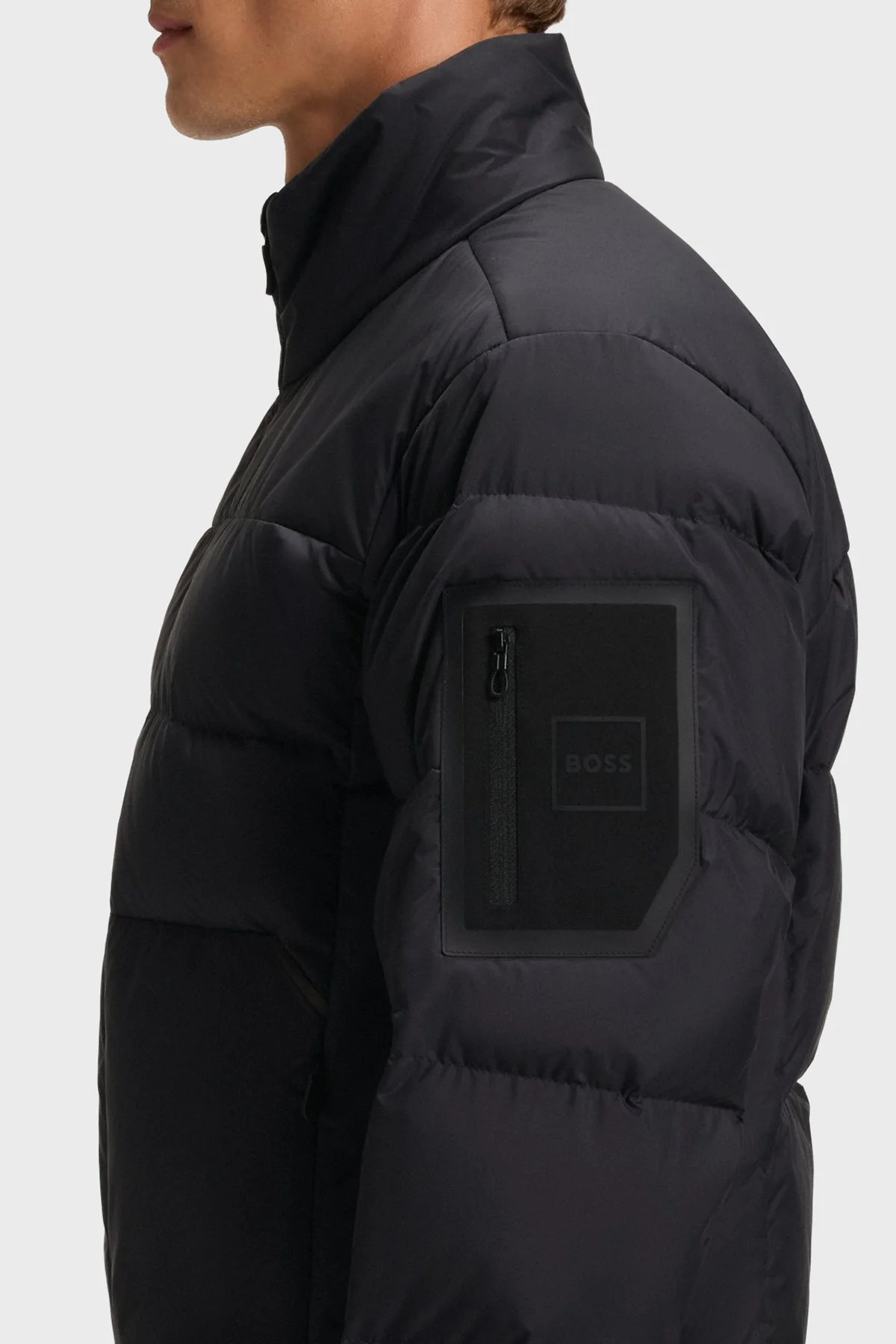 Boss Kapitoneli Regular Fit Dik Yaka Su İtici Şişme Erkek Mont 50544322 402 LACİVERT - 5