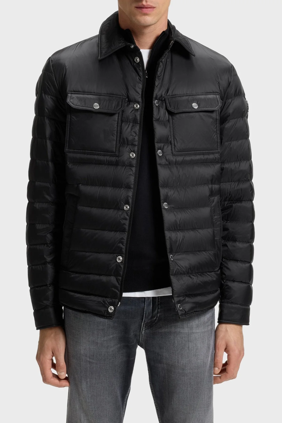 Boss Kapitoneli Regular Fit Kuş Tüyü Dolgulu Su İtici Şişme Erkek Mont 50540456 001 SİYAH - 1