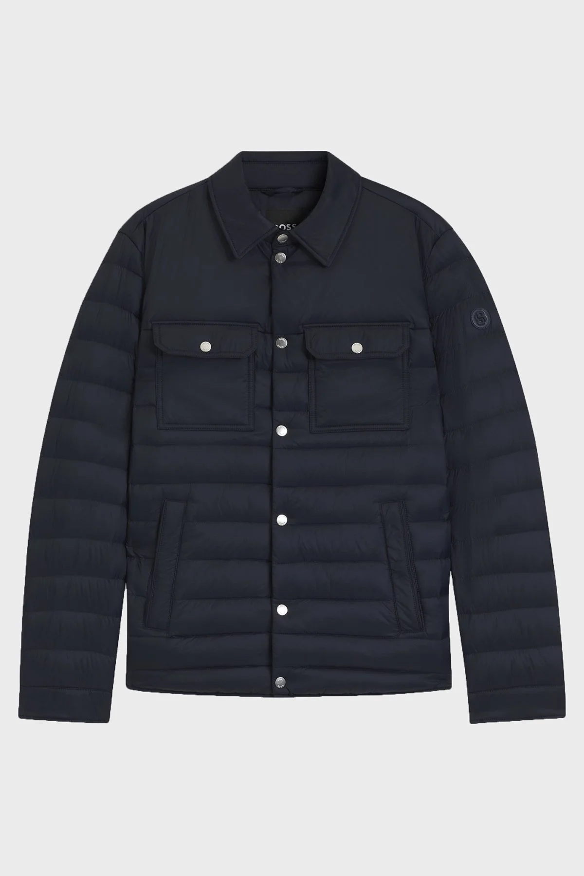 Boss Kapitoneli Regular Fit Kuş Tüyü Dolgulu Su İtici Şişme Erkek Mont 50540456 404 LACİVERT - 7