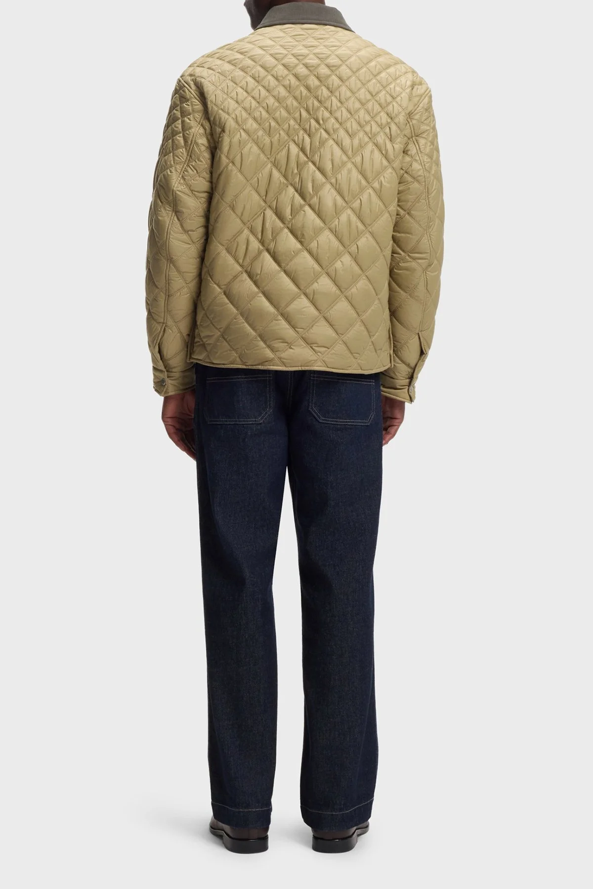 Boss Kapitoneli Relaxed Fit Klasik Yaka Su İtici Erkek Mont 50558841 252 HAKİ - 3