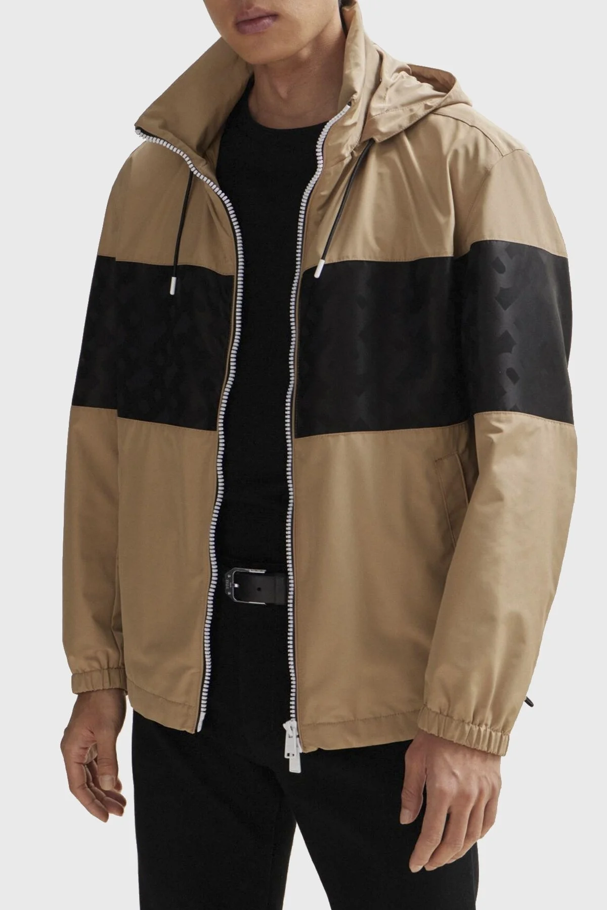 Boss Kapüşonlu Fermuarlı Regular Fit Erkek Ceket 50505282 260 KAHVE - 4