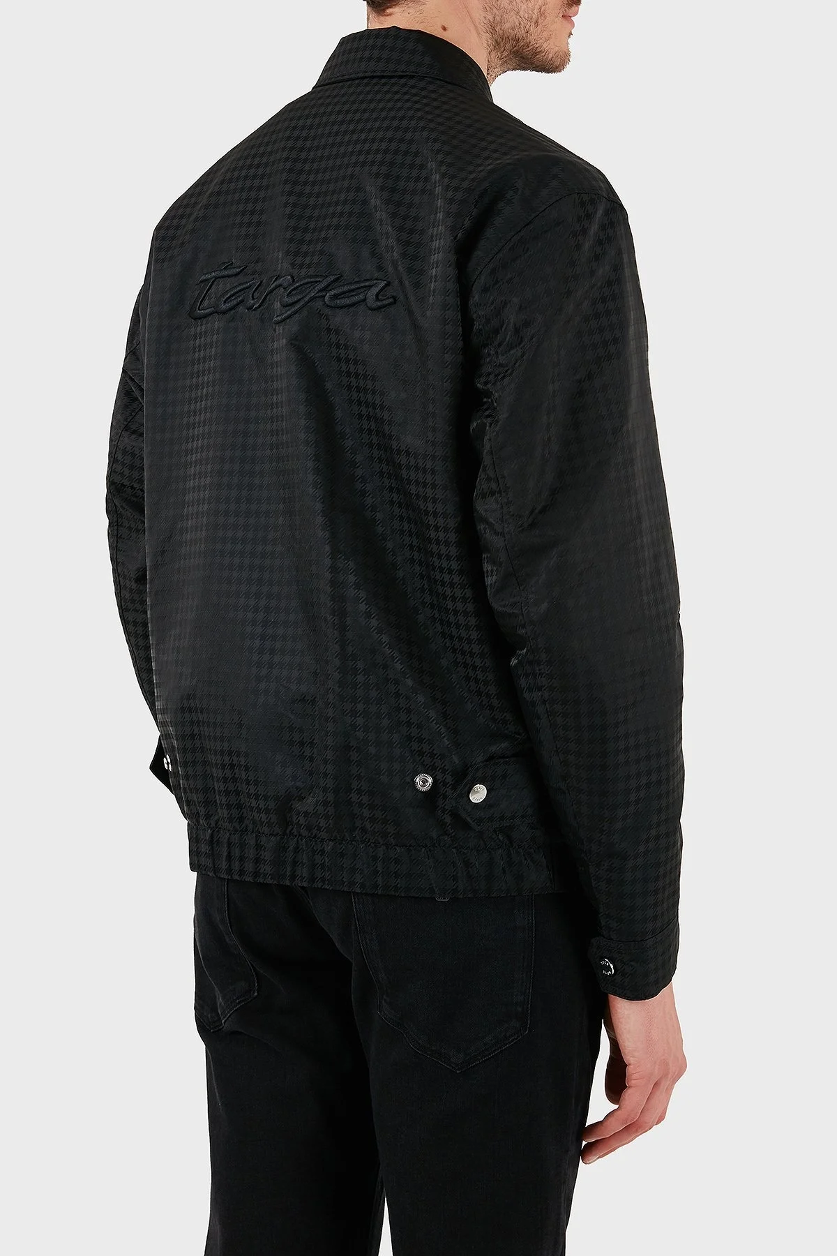 Boss Kareli Regular Fit Düz Yaka Bomber Erkek Ceket 50543129 001 SİYAH - 3