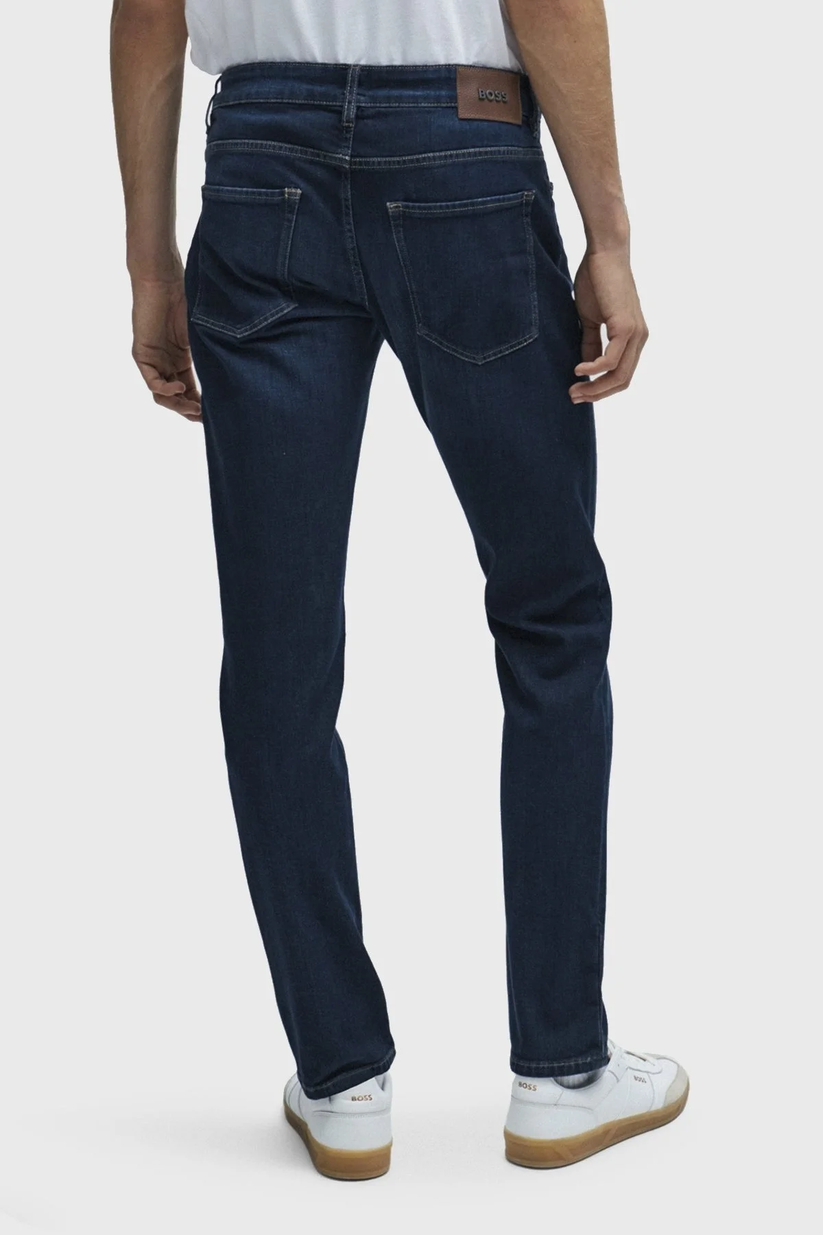 Boss Kaşmir Dokunuşlu Slim Fit Jeans Erkek Kot Pantolon 50508404 417 LACİVERT - 8