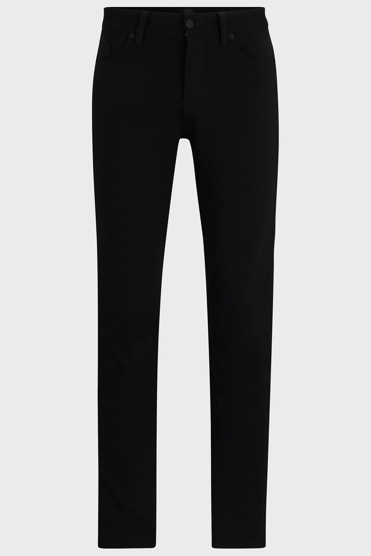 Boss Kırışıklık Önleyici Streç Jarseden Slim Fit Jeans Erkek Kot Pantolon 50500729 001 SİYAH - 5