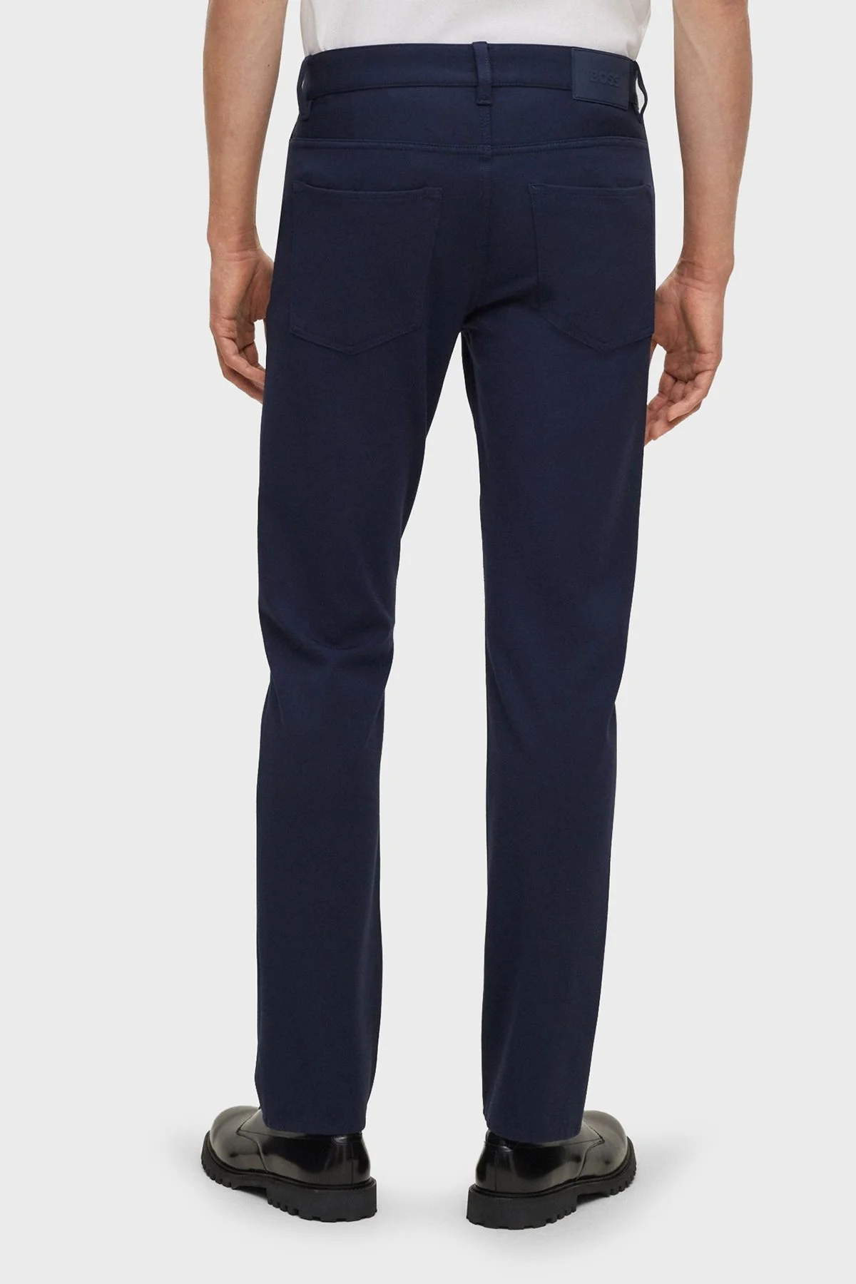 Boss Kırışıklık Önleyici Streç Jarseden Slim Fit Jeans Erkek Kot Pantolon 50500729 404 LACİVERT - 9