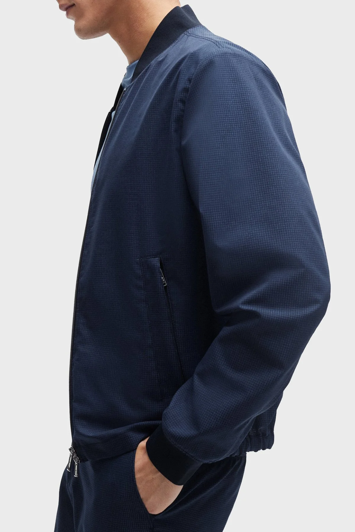 Boss Kırışmaya Dayanıklı Slim Fit Erkek Ceket 50513897 404 LACİVERT - 5