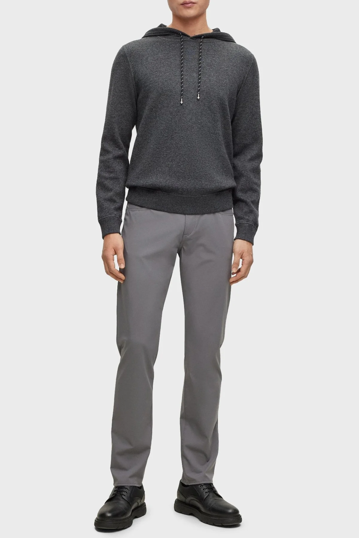 Boss Kırışmaz Yüksek Performanslı Streç Kumaştan Slim Fit Jeans Erkek Kot Pantolon 50491230 029 GRİ - 2