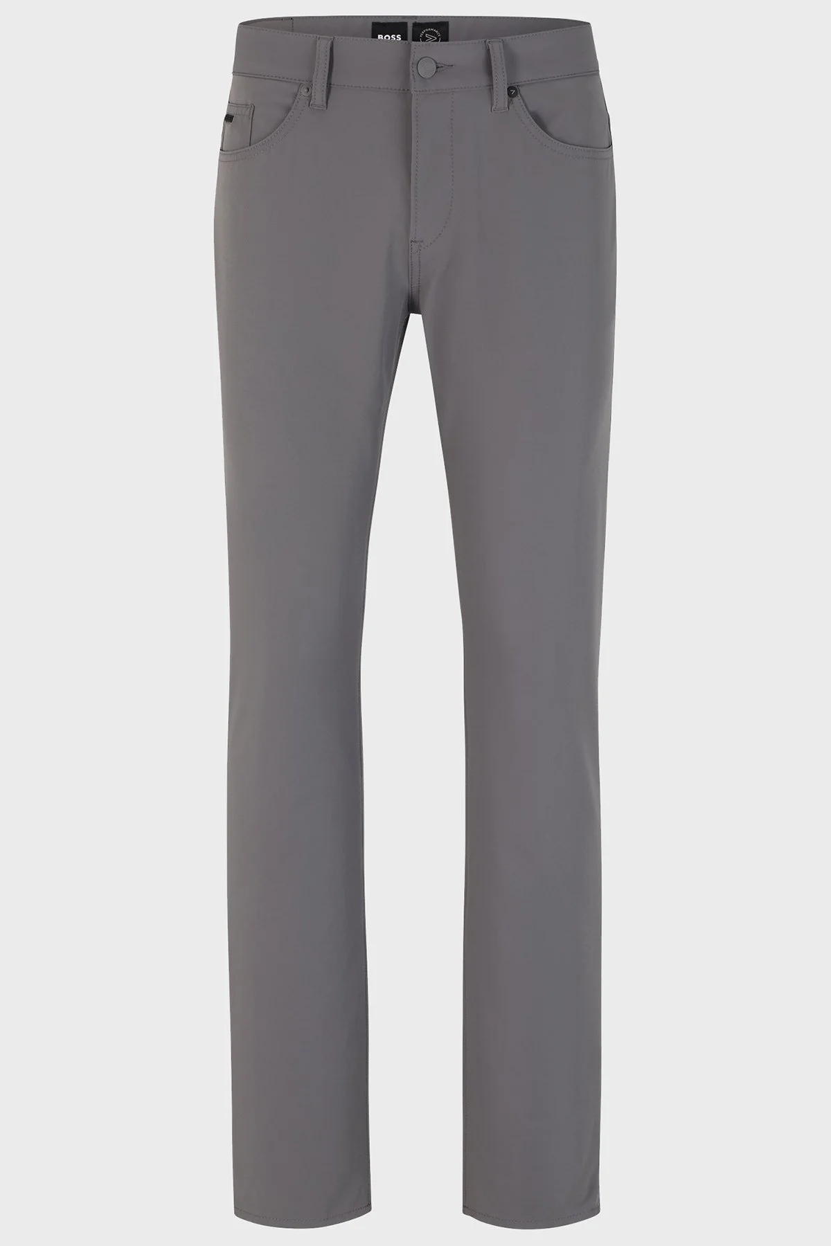 Boss Kırışmaz Yüksek Performanslı Streç Kumaştan Slim Fit Jeans Erkek Kot Pantolon 50491230 029 GRİ - 6