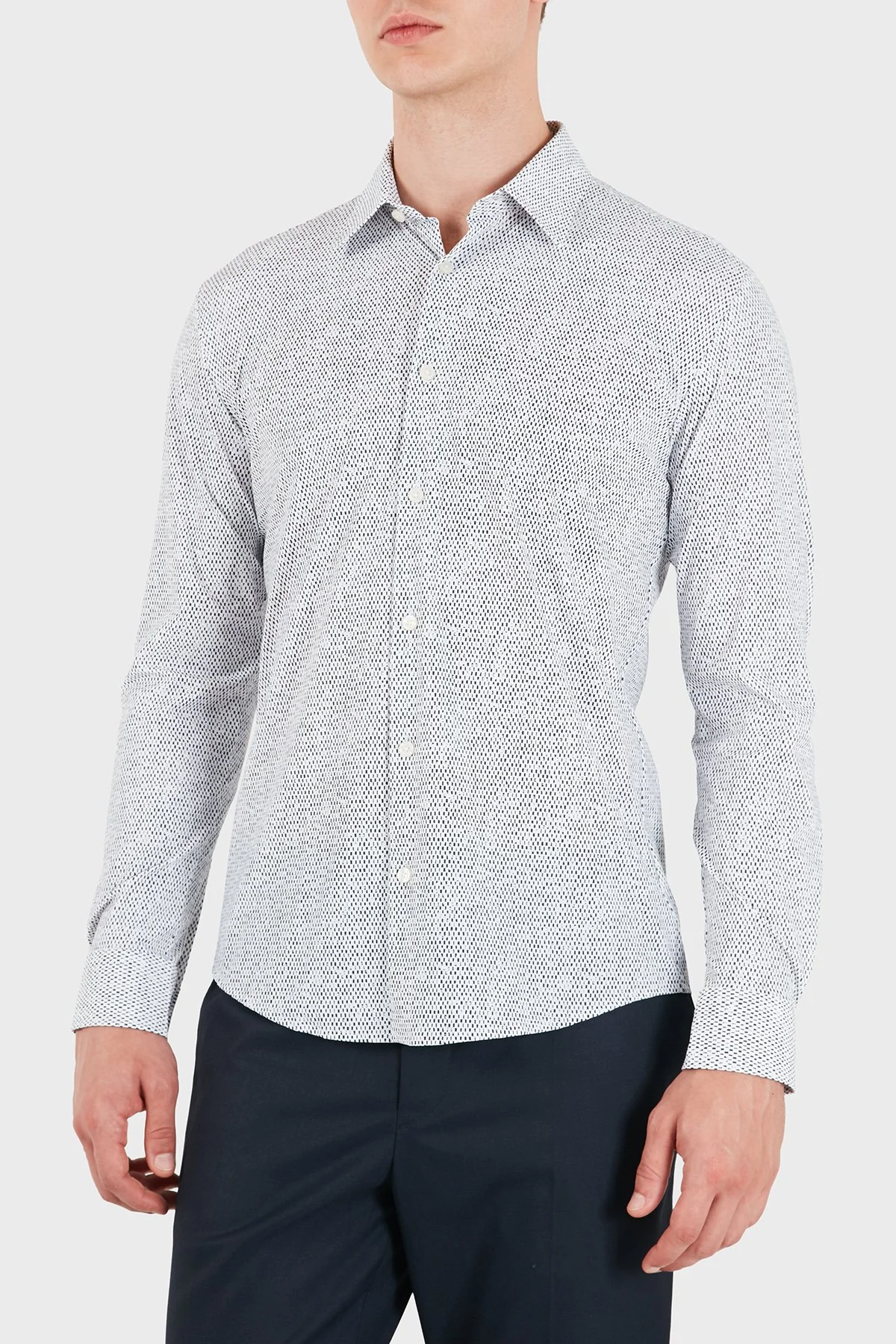 Boss Klasik Yaka Uzun Kollu Slim Fit Erkek Gömlek 50567337 001 Siyah - 3