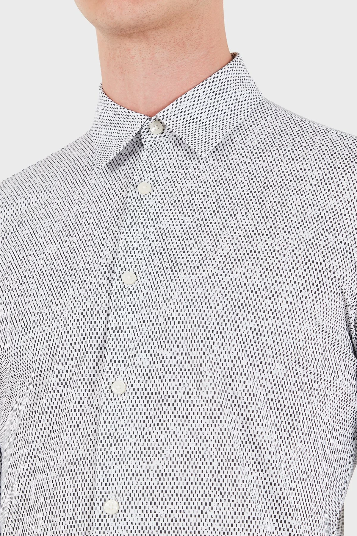 Boss Klasik Yaka Uzun Kollu Slim Fit Erkek Gömlek 50567337 001 Siyah - 5