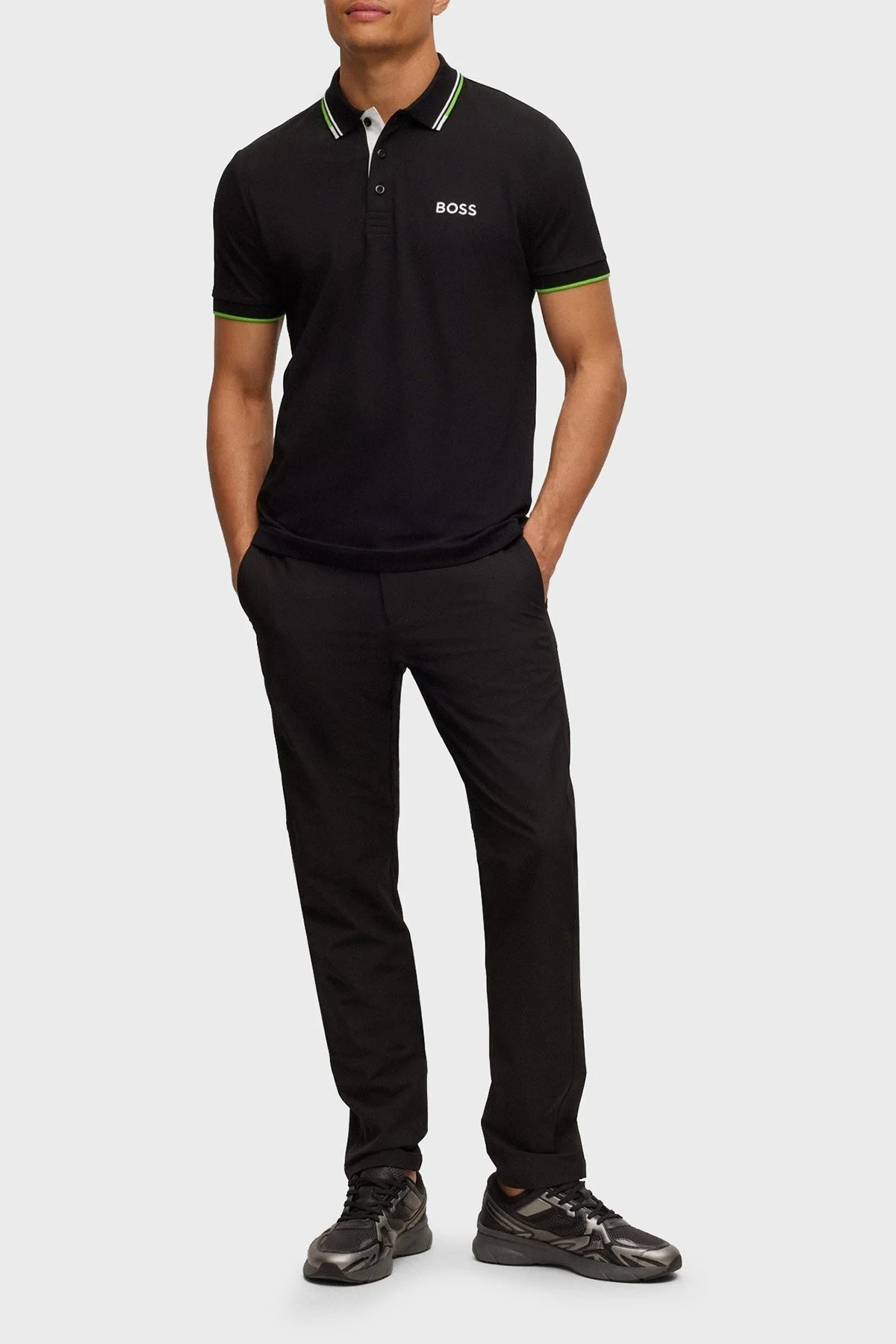 Boss Commuter Kolay Ütülenen Streç Slim Fit Chino Erkek Pantolon 50495497 001 SİYAH - 2