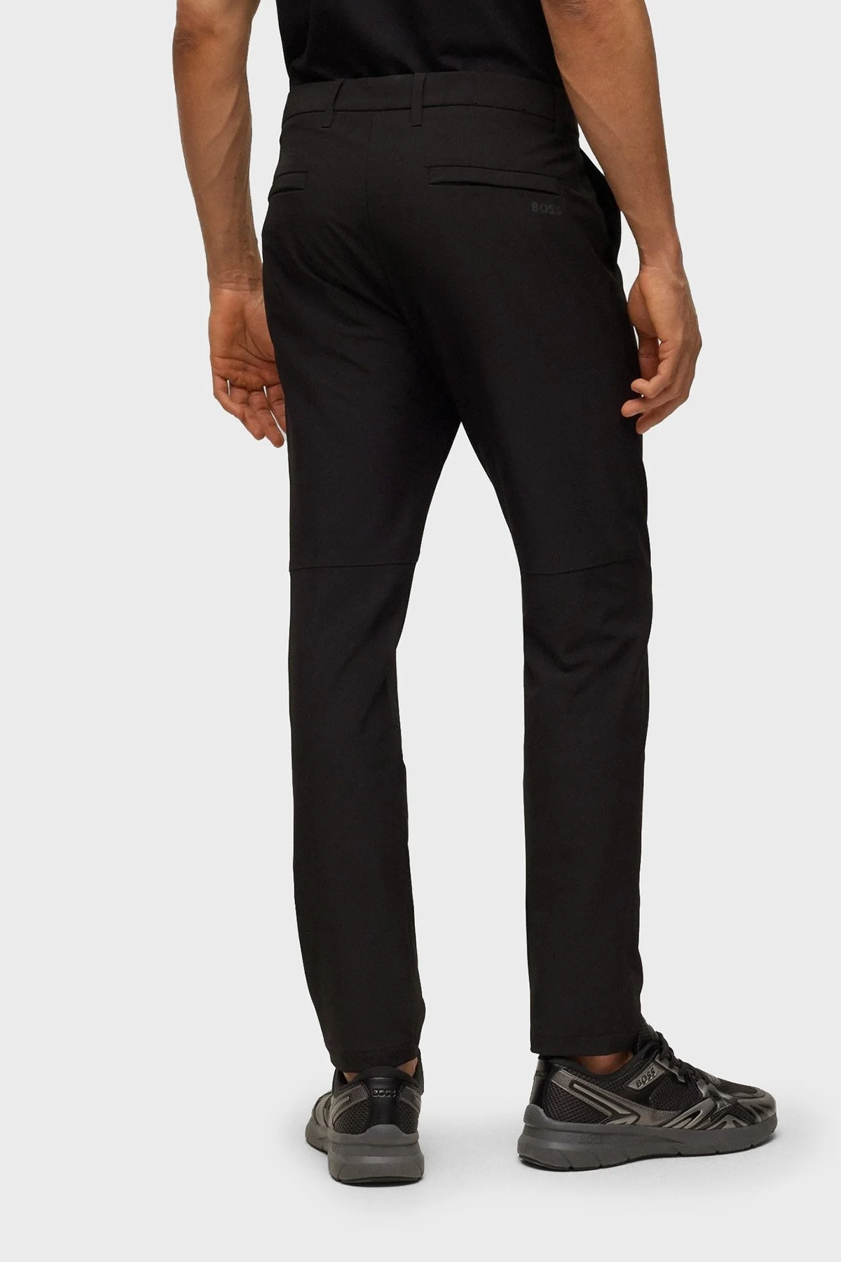 Boss Commuter Kolay Ütülenen Streç Slim Fit Chino Erkek Pantolon 50495497 001 SİYAH - 3