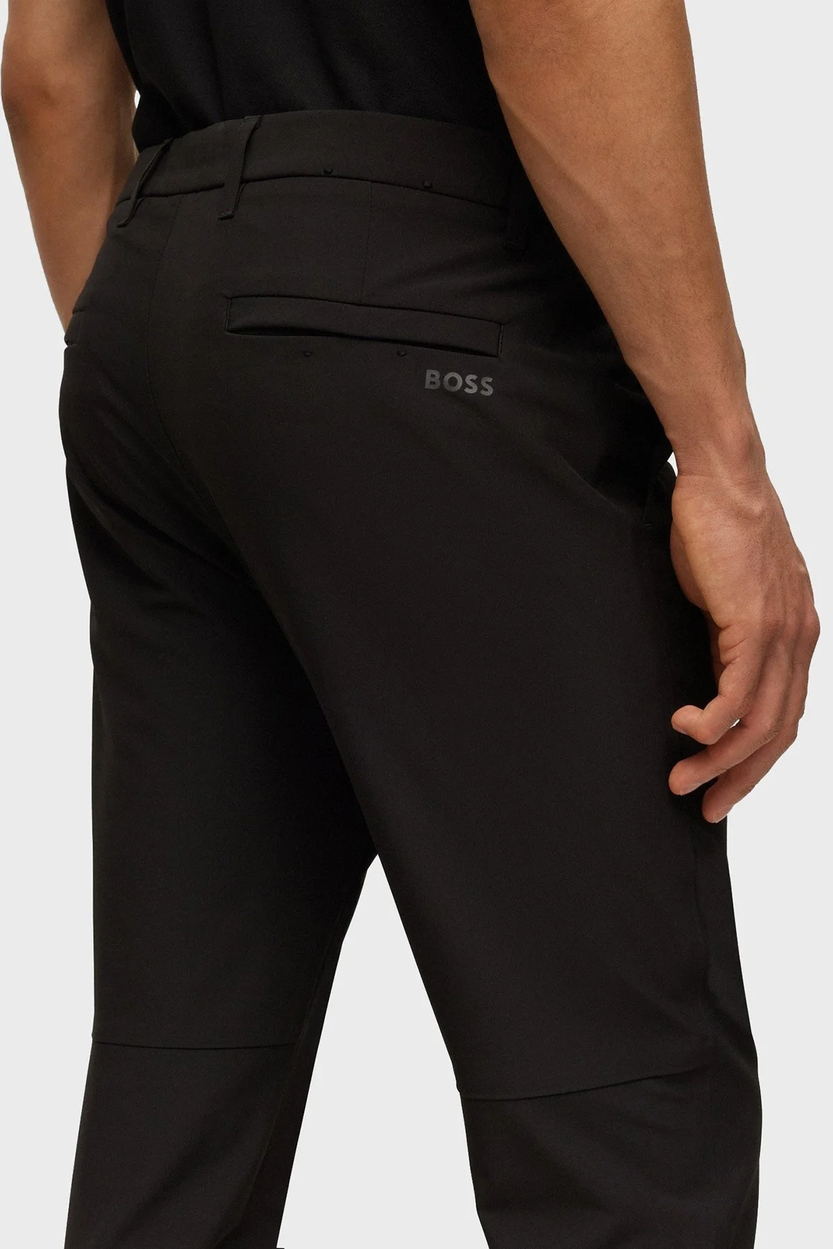 Boss Commuter Kolay Ütülenen Streç Slim Fit Chino Erkek Pantolon 50495497 001 SİYAH - 4