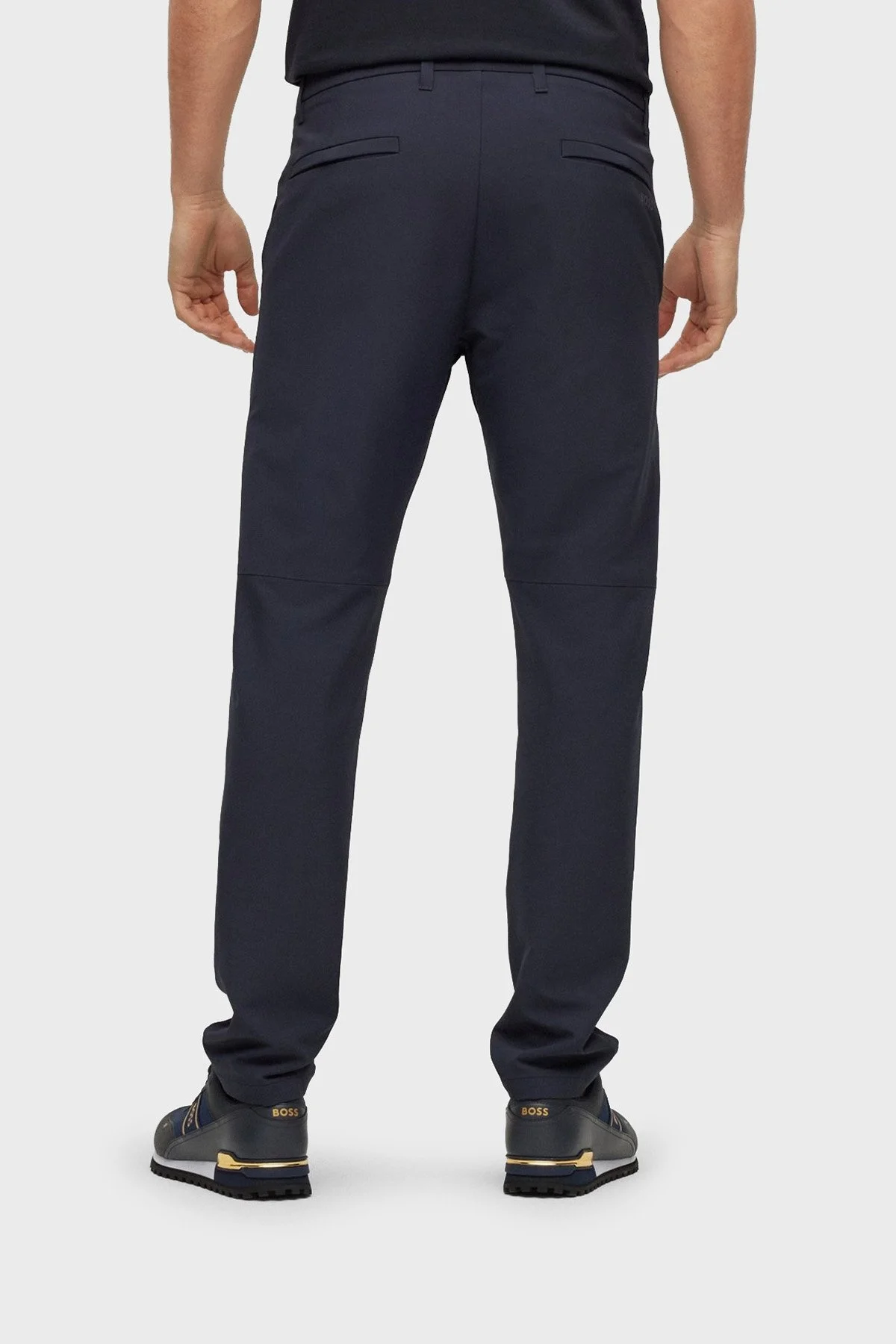 Boss T_Commuter-Slim Fit Kolay Ütülenen Streç Chino Erkek Pantolon 50495497 414 LACİVERT - 3