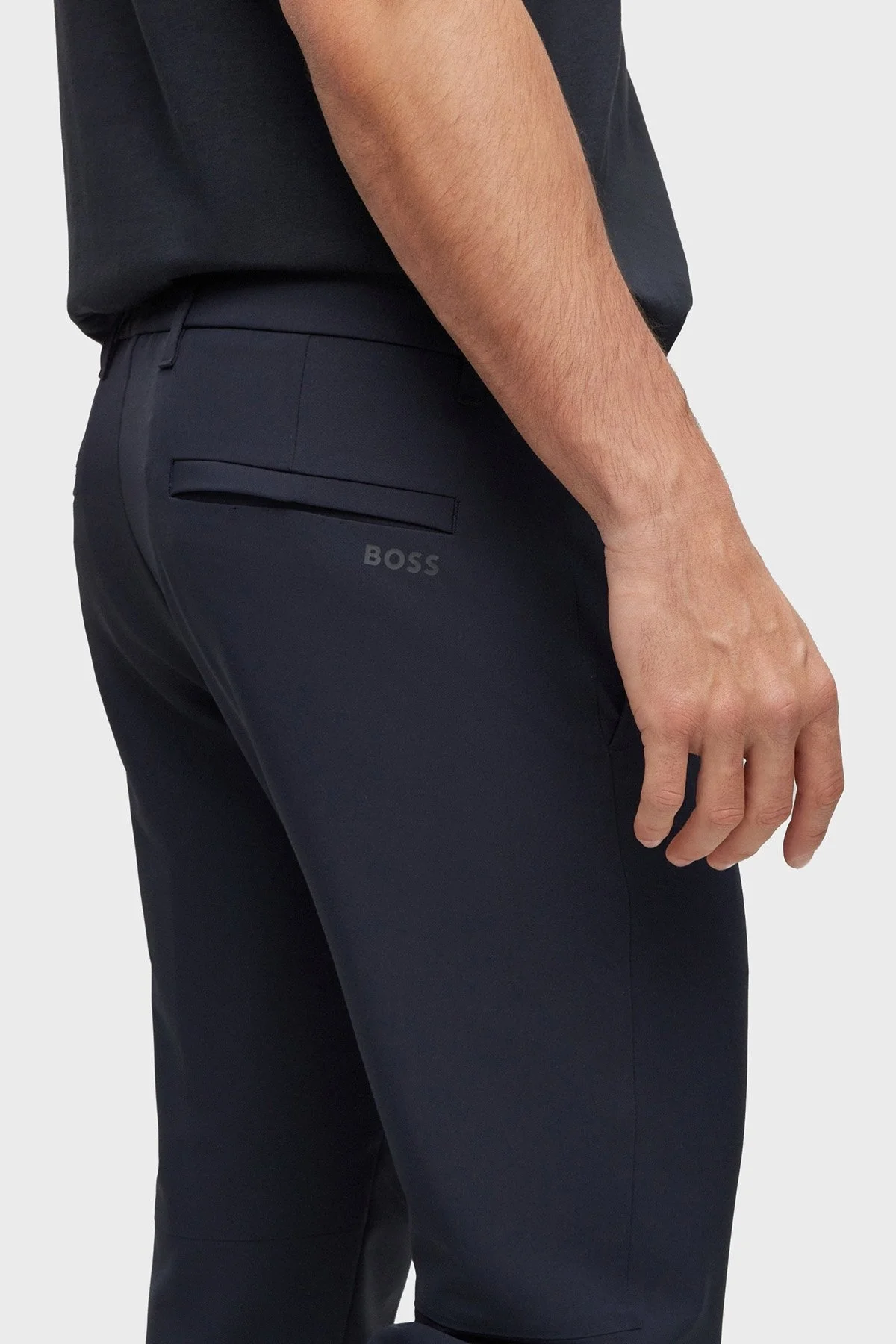 Boss T_Commuter-Slim Fit Kolay Ütülenen Streç Chino Erkek Pantolon 50495497 414 LACİVERT - 4