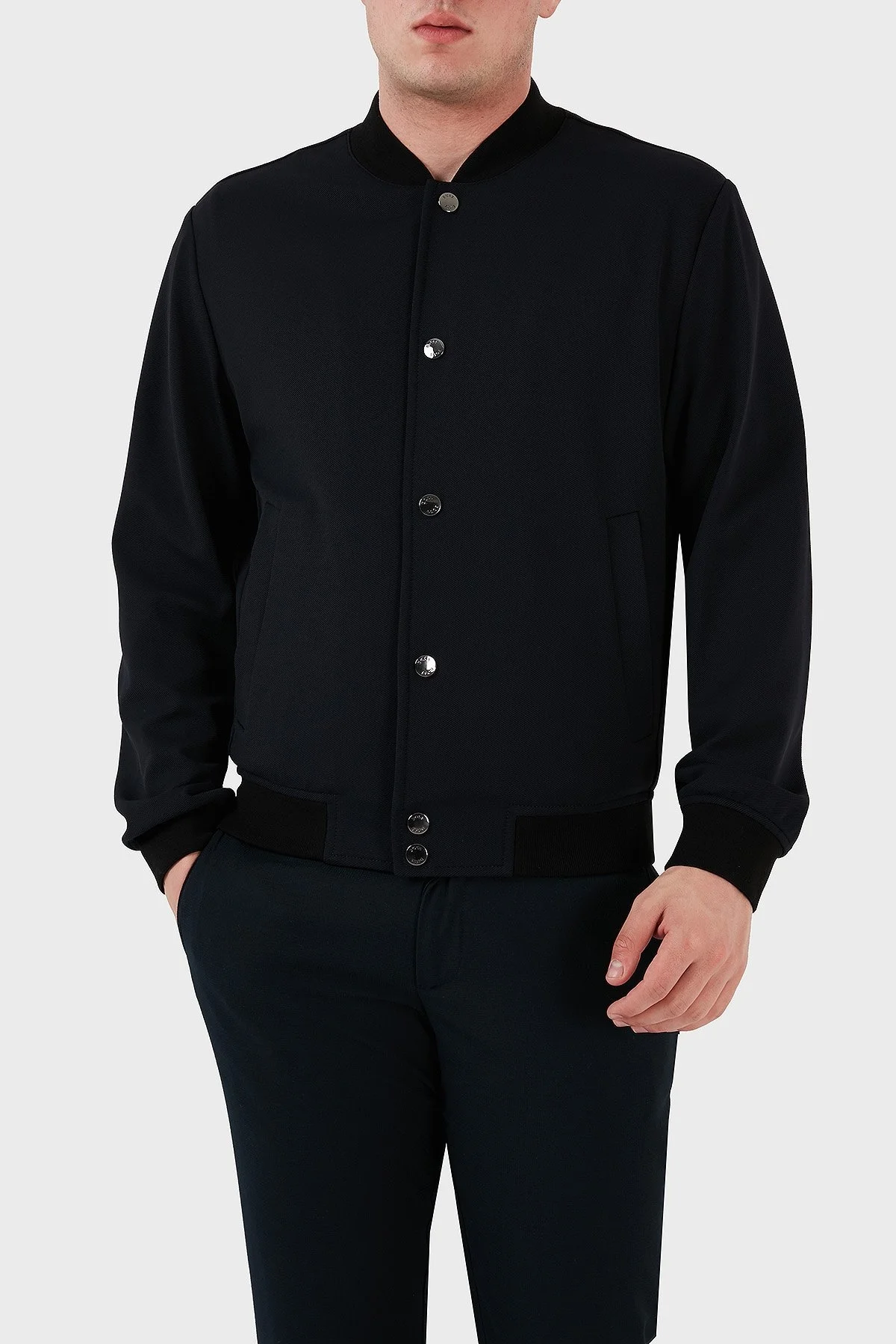 Boss Kolej Yaka Cepli Regular Fit Erkek Ceket 50489411 404 LACİVERT - 1