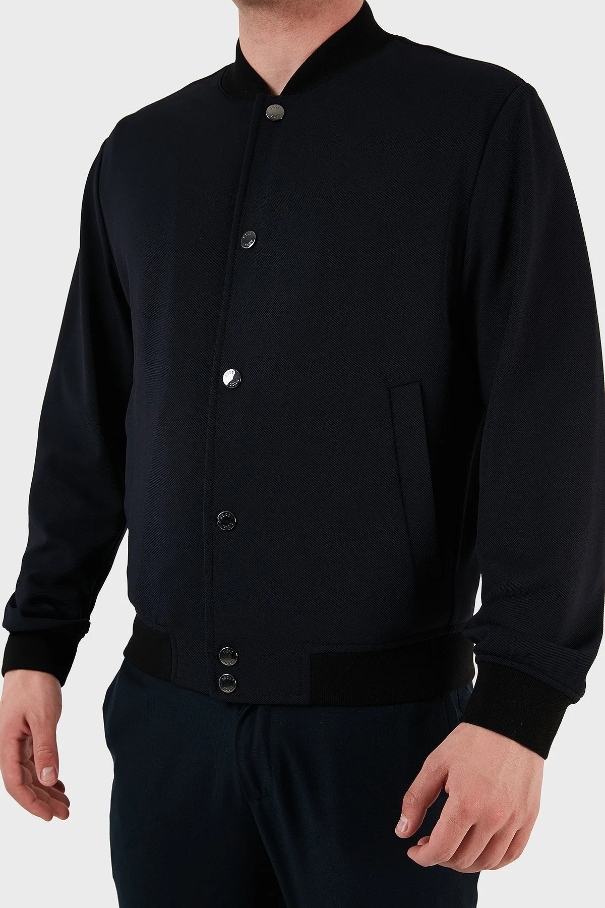 Boss Kolej Yaka Cepli Regular Fit Erkek Ceket 50489411 404 LACİVERT - 4