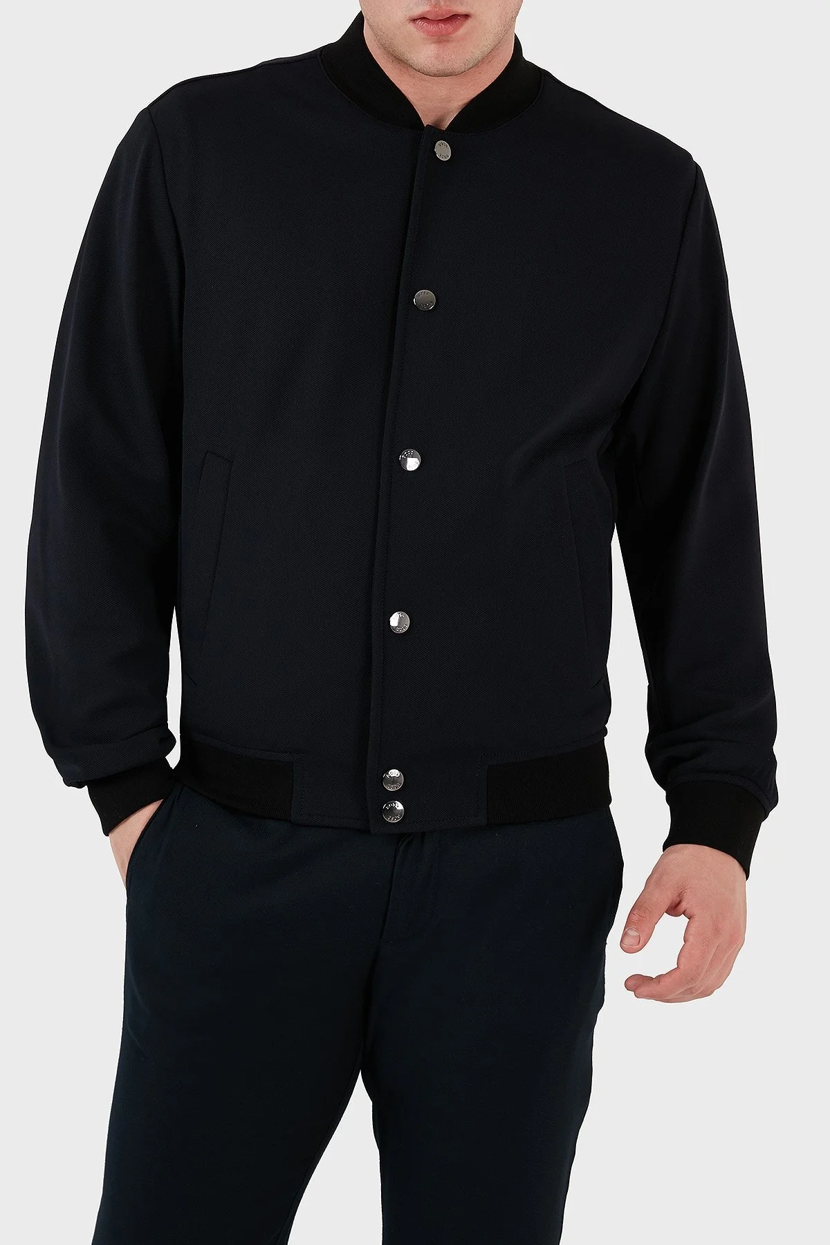 Boss Kolej Yaka Cepli Regular Fit Erkek Ceket 50489411 404 LACİVERT - 7