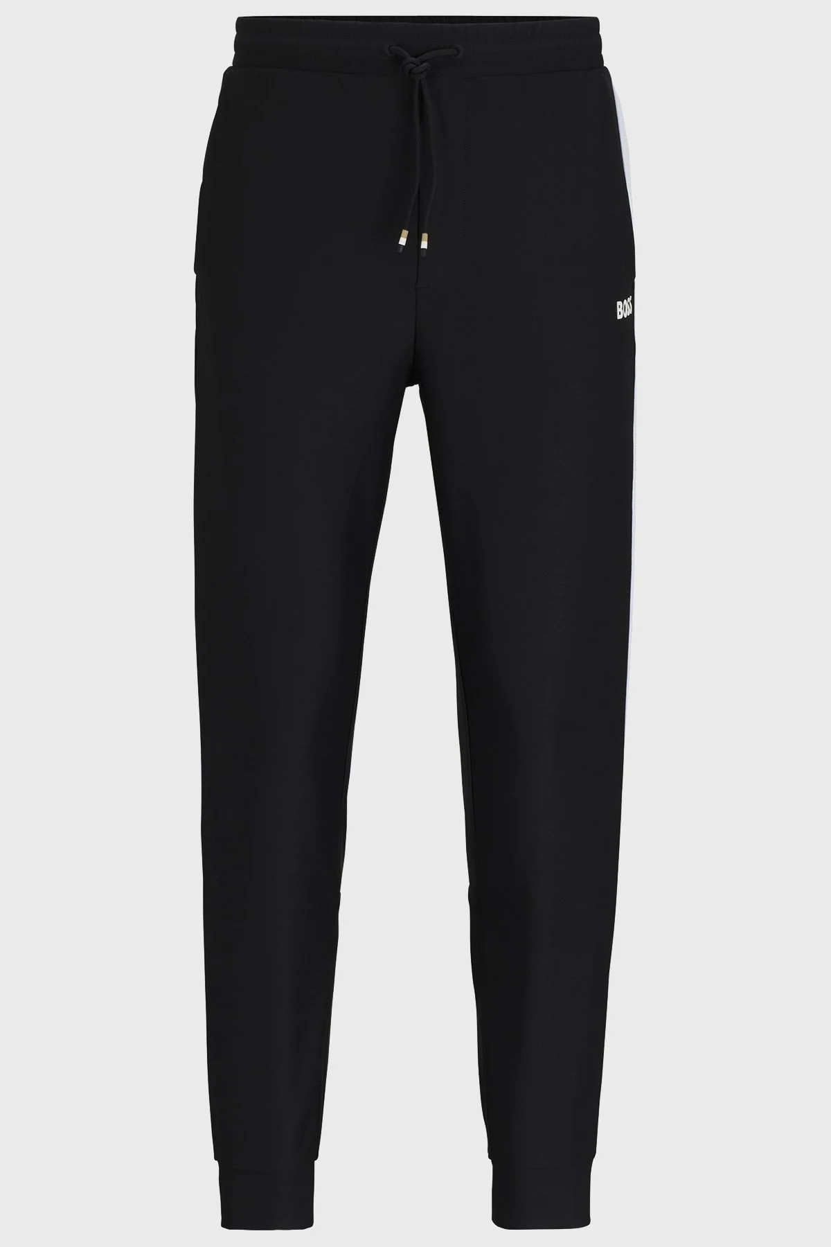 Boss Kontrast Şeritli Belden Bağlamalı Cepli Regular Fit Erkek Pantolon 50506163 001 SİYAH - 5