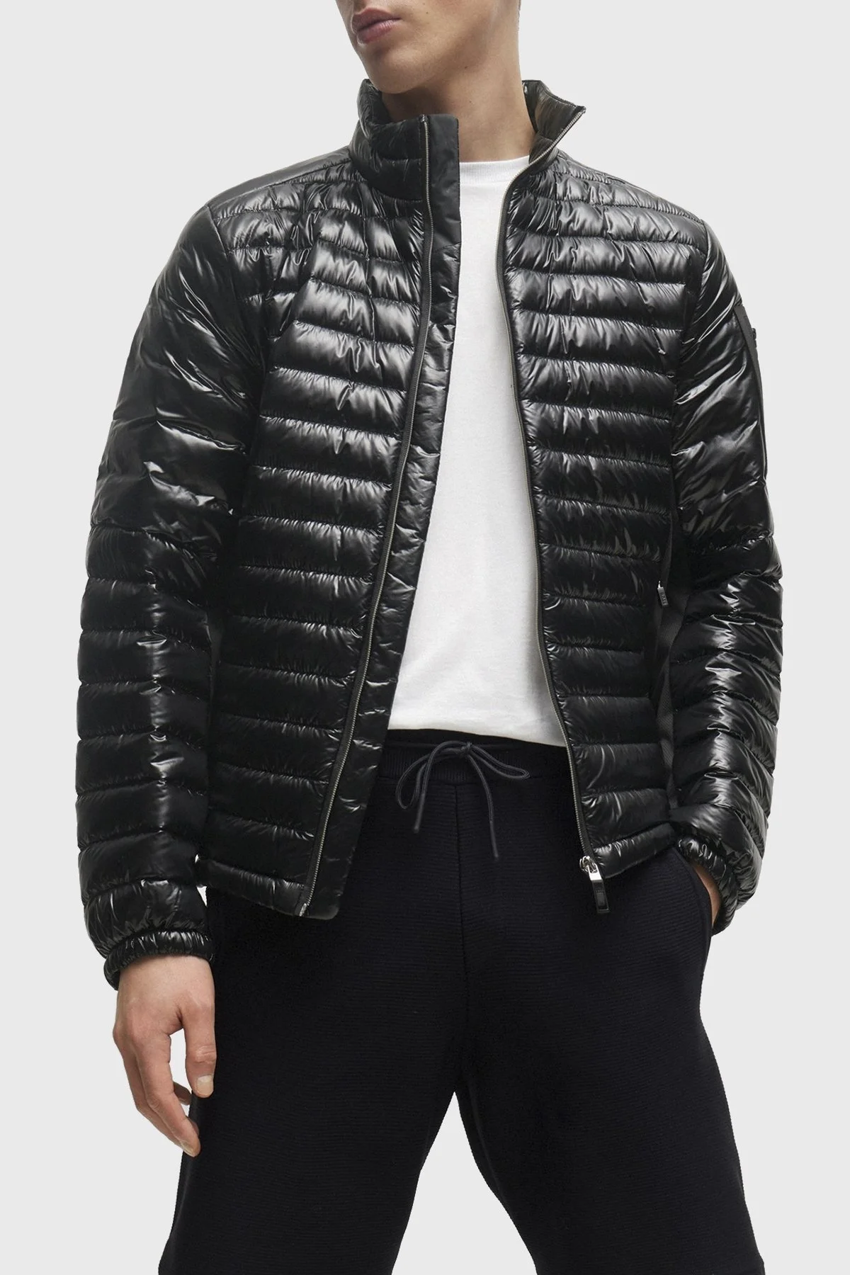 Boss Kuş Tüyü Dolgulu Regular Fit Dik Yaka Erkek Mont 50508593 001 SİYAH - 1