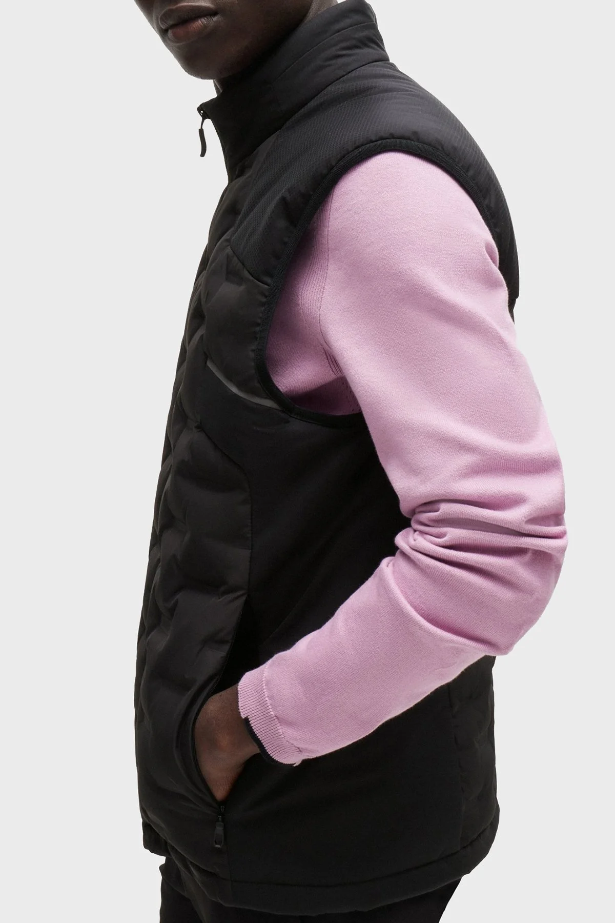 Boss Kuş Tüyü Dolgulu Regular Fit Şişme Erkek Yelek 50514343 001 SİYAH - 10