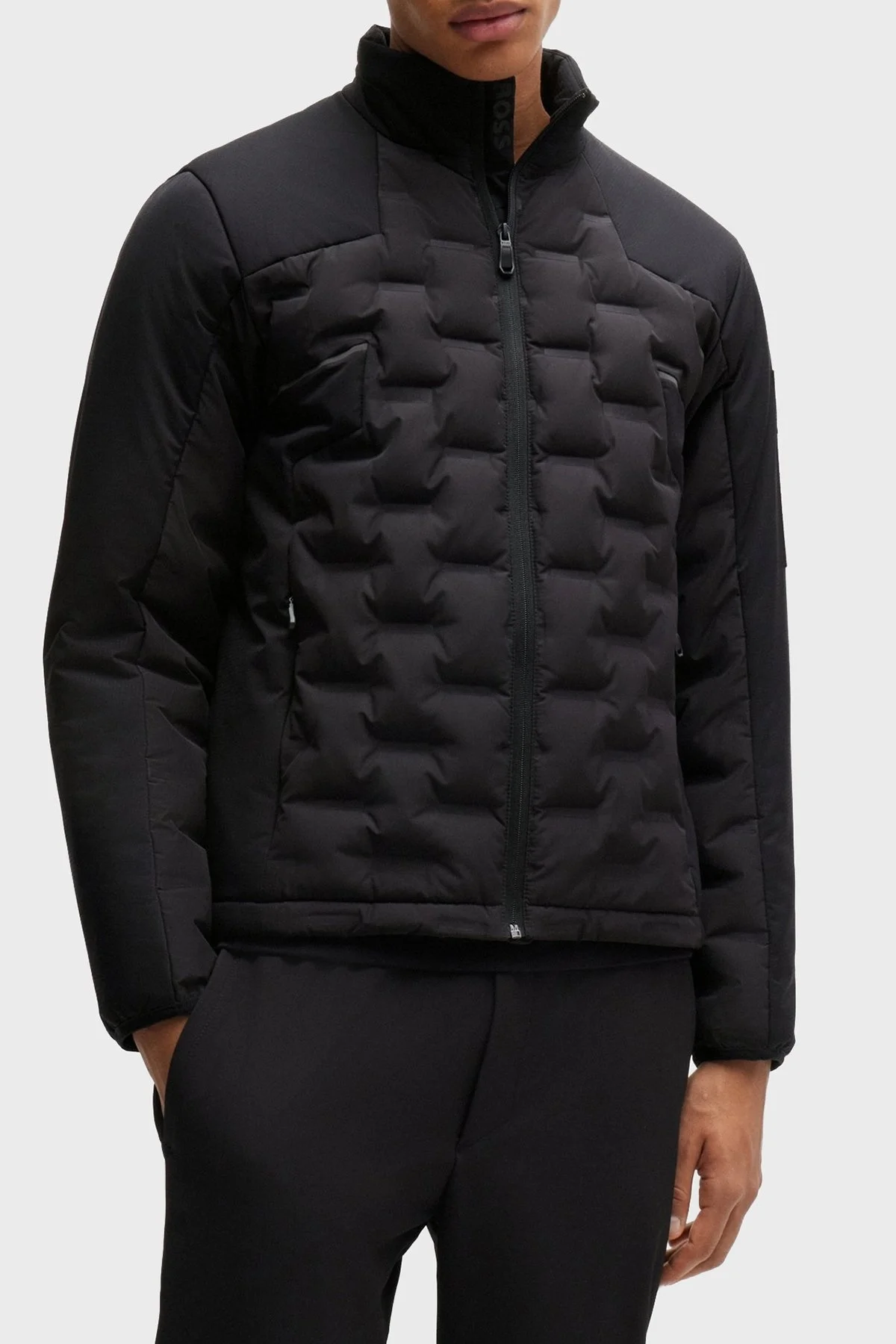 Boss Kuş Tüyü Dolgulu Şişme Erkek Mont 50514344 001 SİYAH - 7