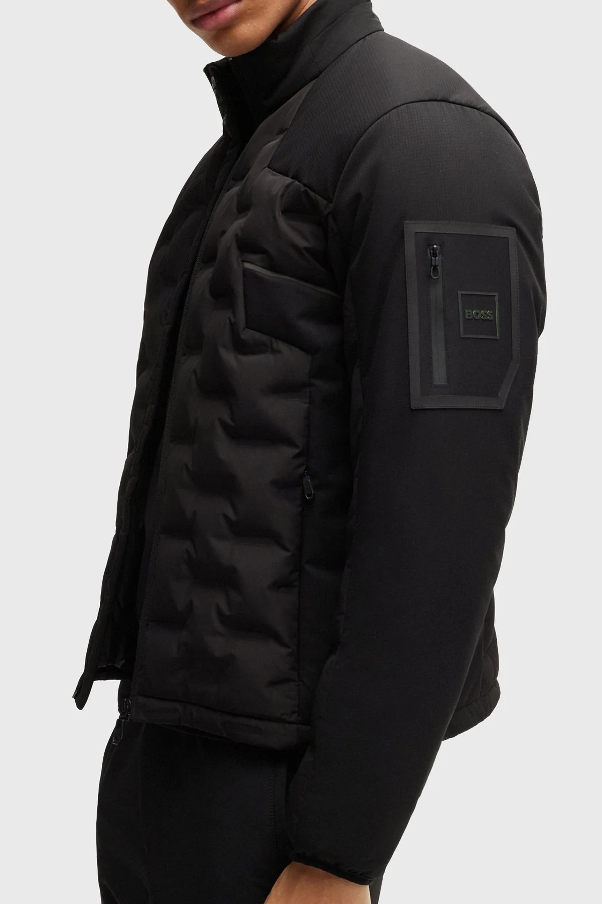 Boss Kuş Tüyü Dolgulu Şişme Erkek Mont 50514344 001 SİYAH - 8
