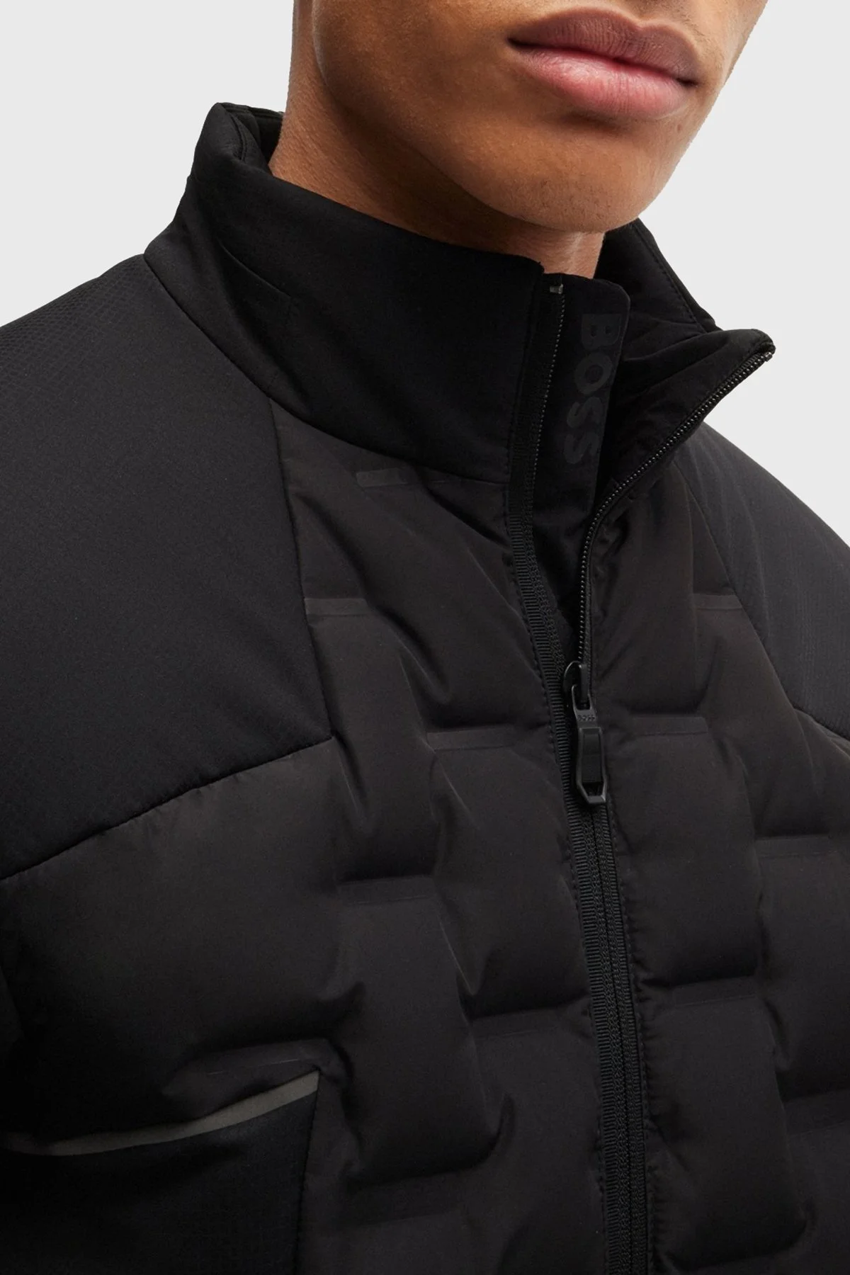 Boss Kuş Tüyü Dolgulu Şişme Erkek Mont 50514344 001 SİYAH - 10