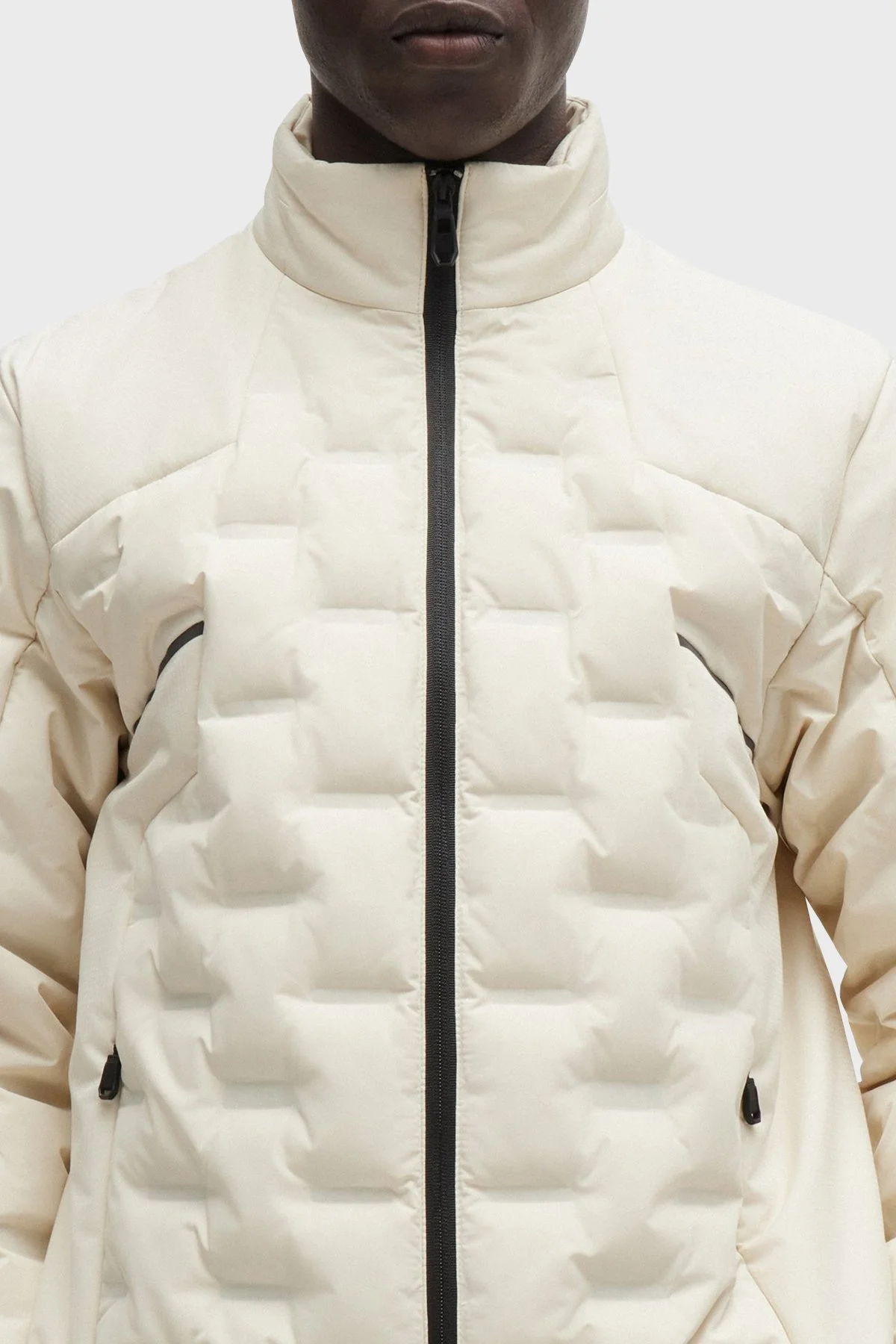 Boss Kuş Tüyü Dolgulu Şişme Erkek Mont 50514344 131 EKRU - 2