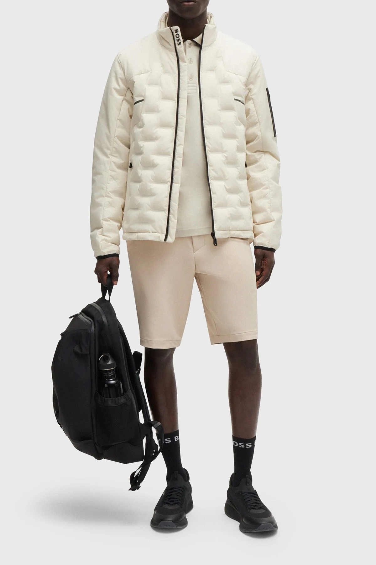 Boss Kuş Tüyü Dolgulu Şişme Erkek Mont 50514344 131 EKRU - 3