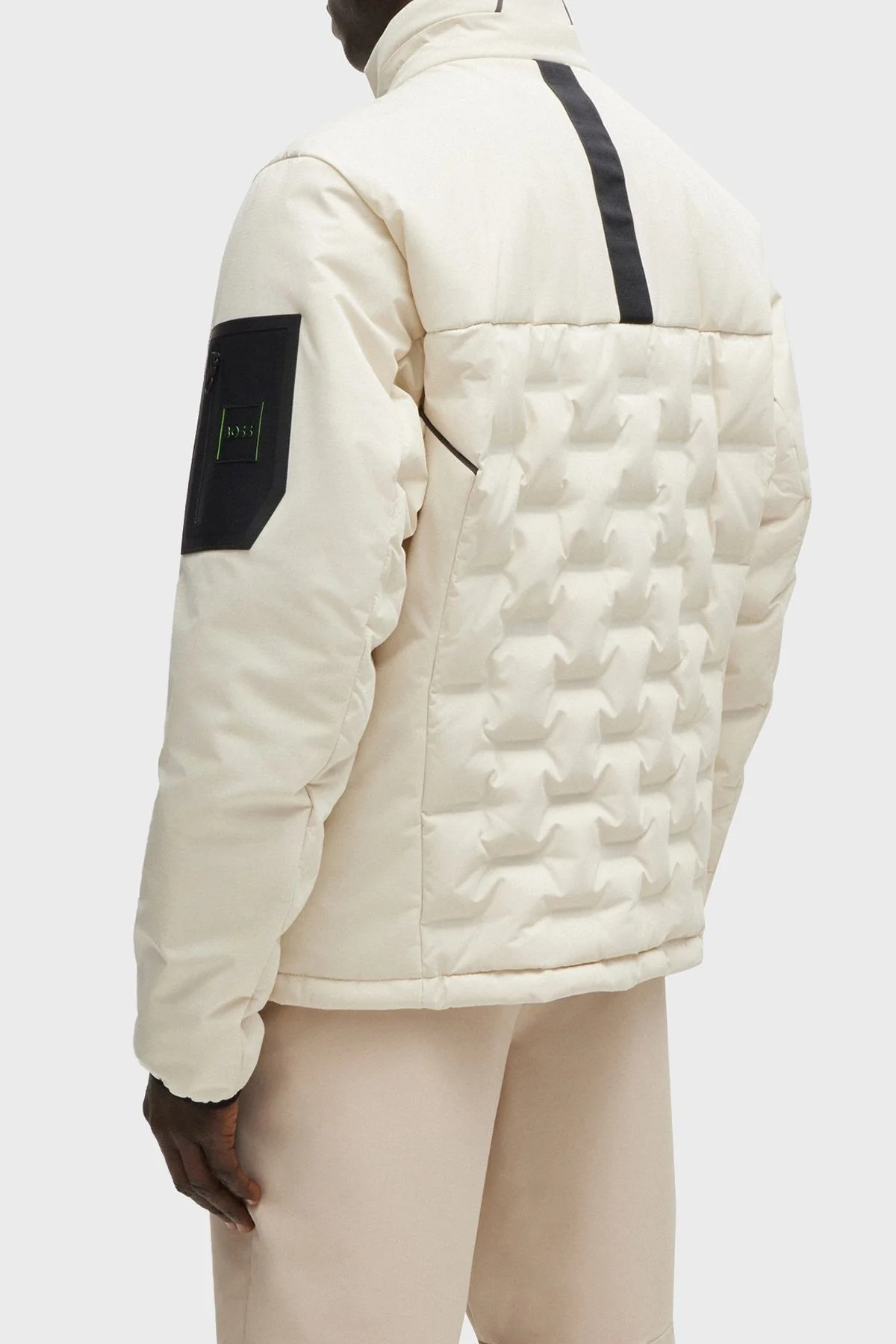 Boss Kuş Tüyü Dolgulu Şişme Erkek Mont 50514344 131 EKRU - 4