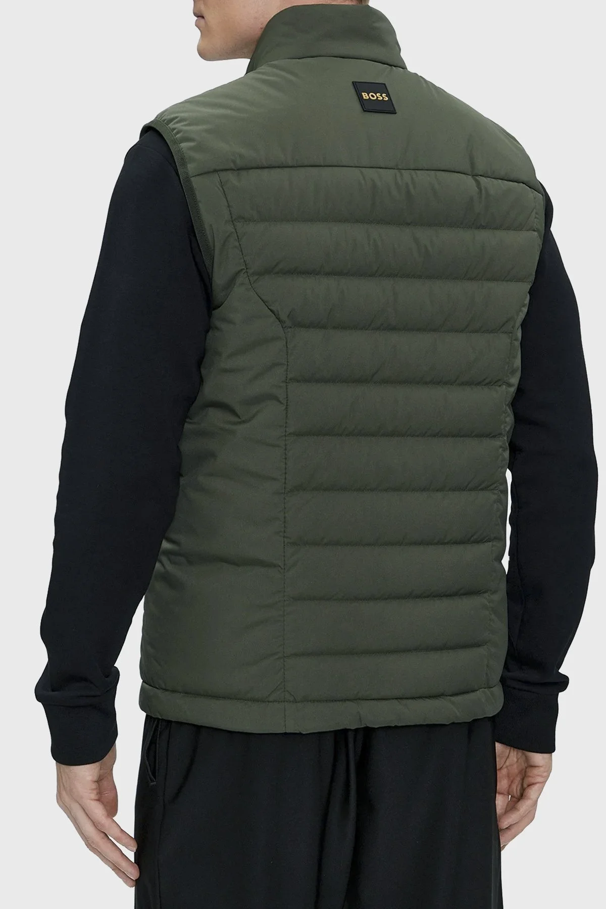 Boss Kuş Tüyü Dolgulu Su İtici Regular Fit Şişme Erkek Yelek 50504776 379 HAKİ - 3