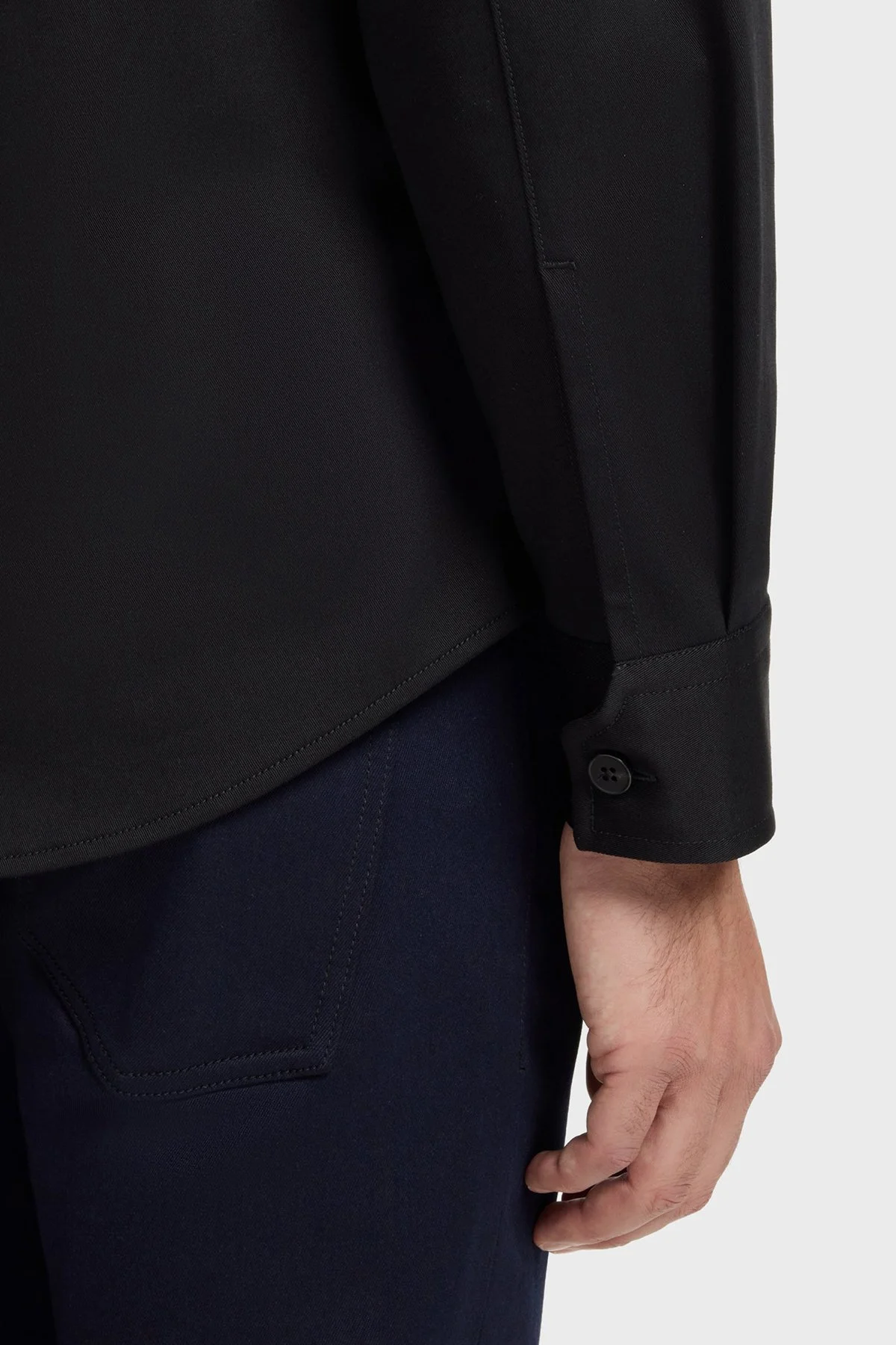 Boss Lgoolu Pamuklu Relaxed Fit Uzun Kollu Erkek Gömlek 50567166 001 Siyah - 4