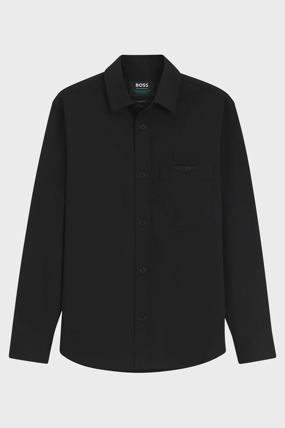 Boss Lgoolu Pamuklu Relaxed Fit Uzun Kollu Erkek Gömlek 50567166 001 Siyah - 5