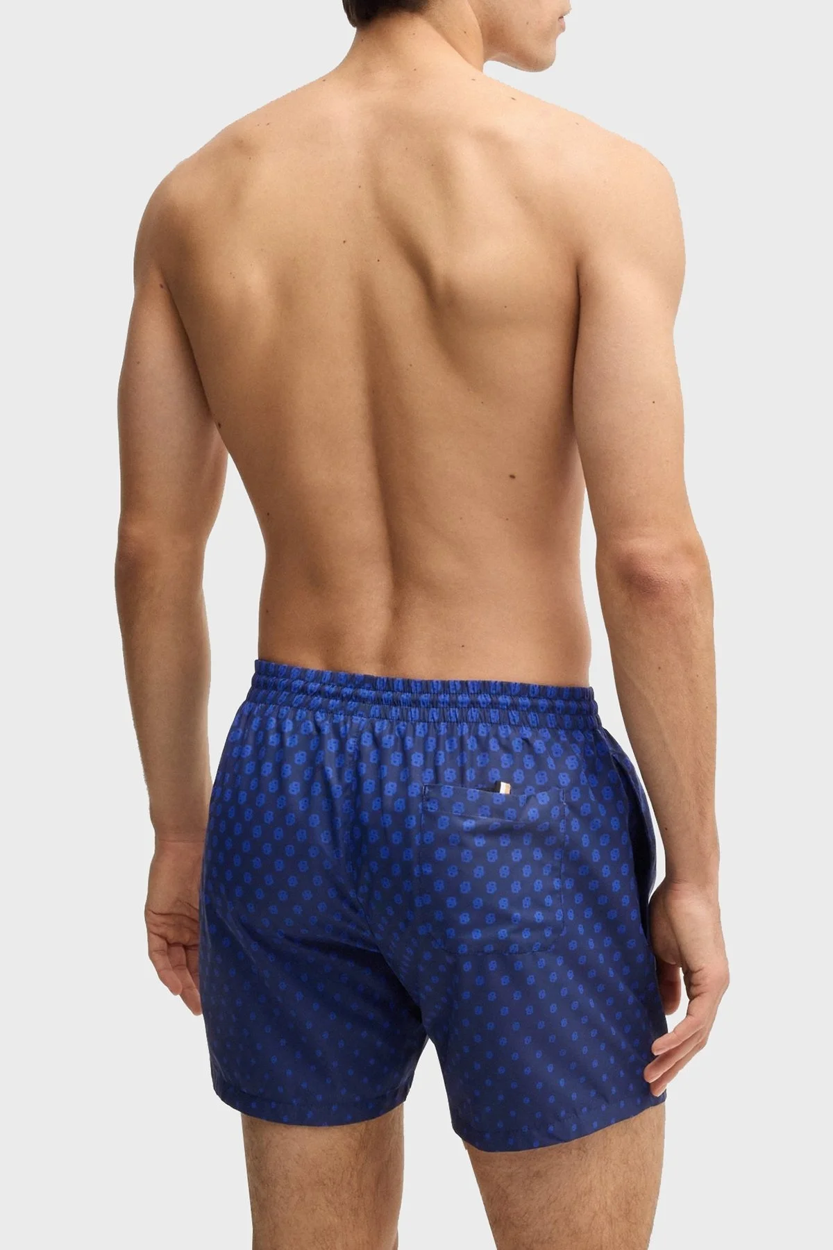 Boss Logo Baskılı Regular Fit Cepli Erkek Mayo Short 50539931 413 LACİVERT - 3