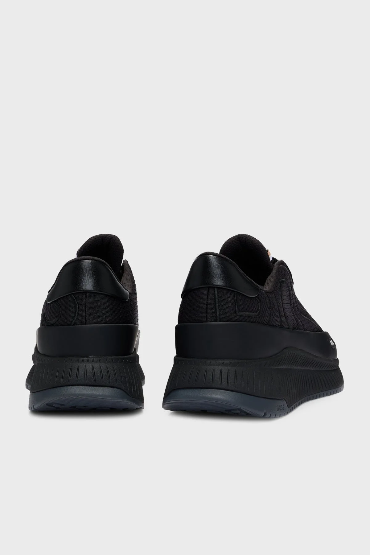 Boss Logo İşlemeli Kalın Tabanlı Sneaker Erkek Ayakkabı 50512657 005 SİYAH - 10
