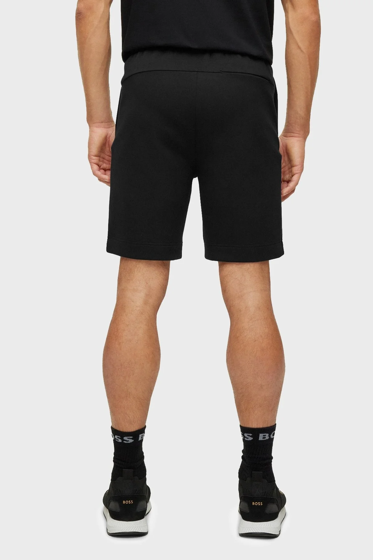Boss Logo İşlemeli Pamuklu Regular Fit Erkek Short 50482912 001 SİYAH - 3