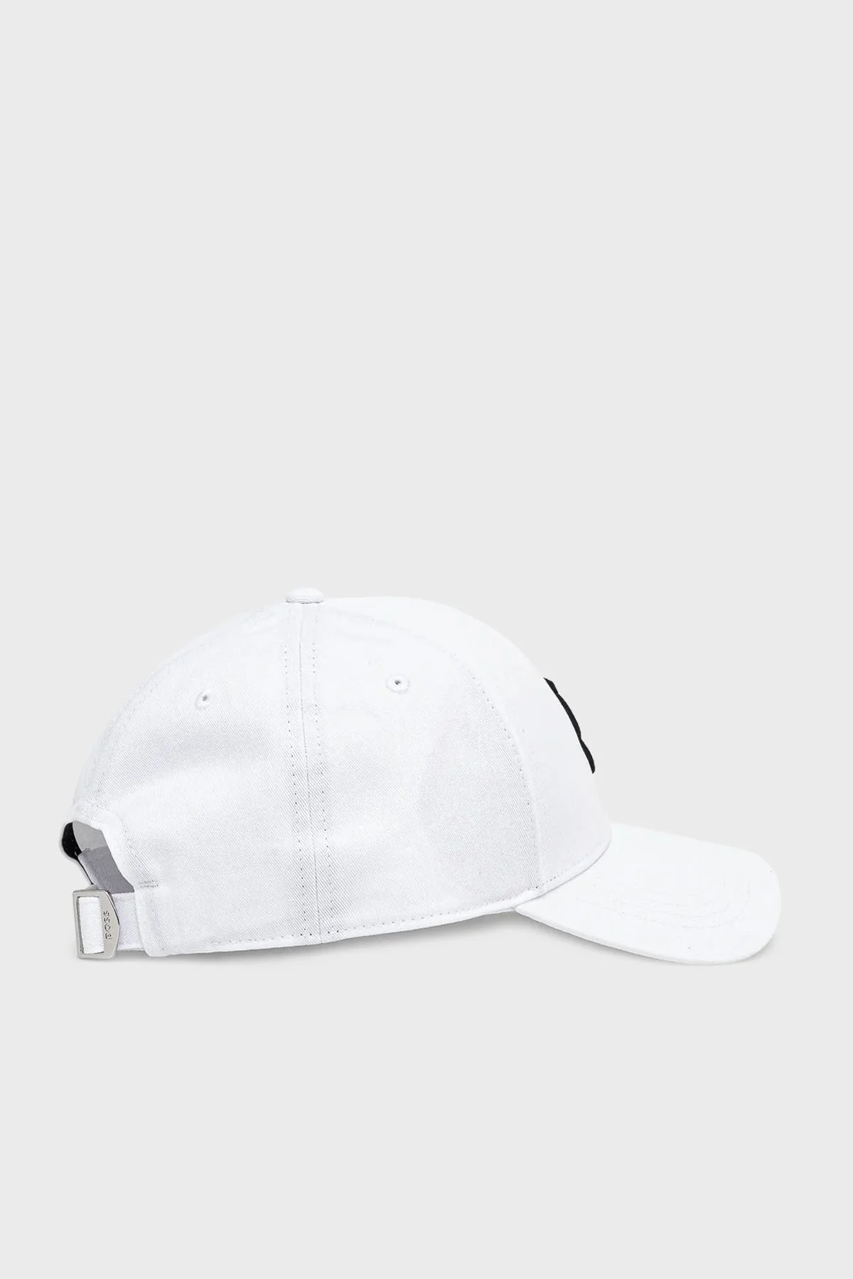Boss Logo Nakışlı % 100 Pamuk Erkek Şapka 50533299 100 BEYAZ - 2