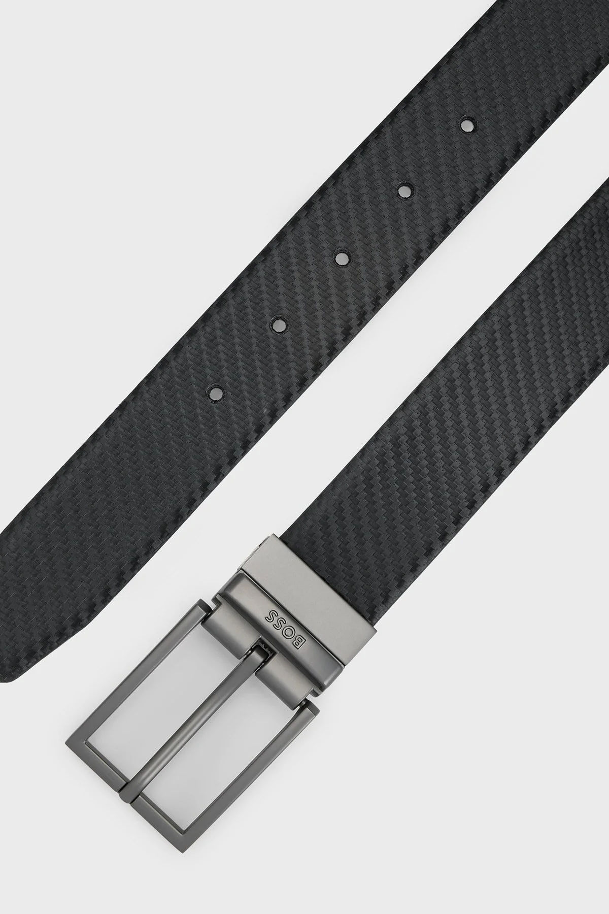 Boss Logolu % 100 Deri Erkek Kemer 50522893 001 SİYAH - 3