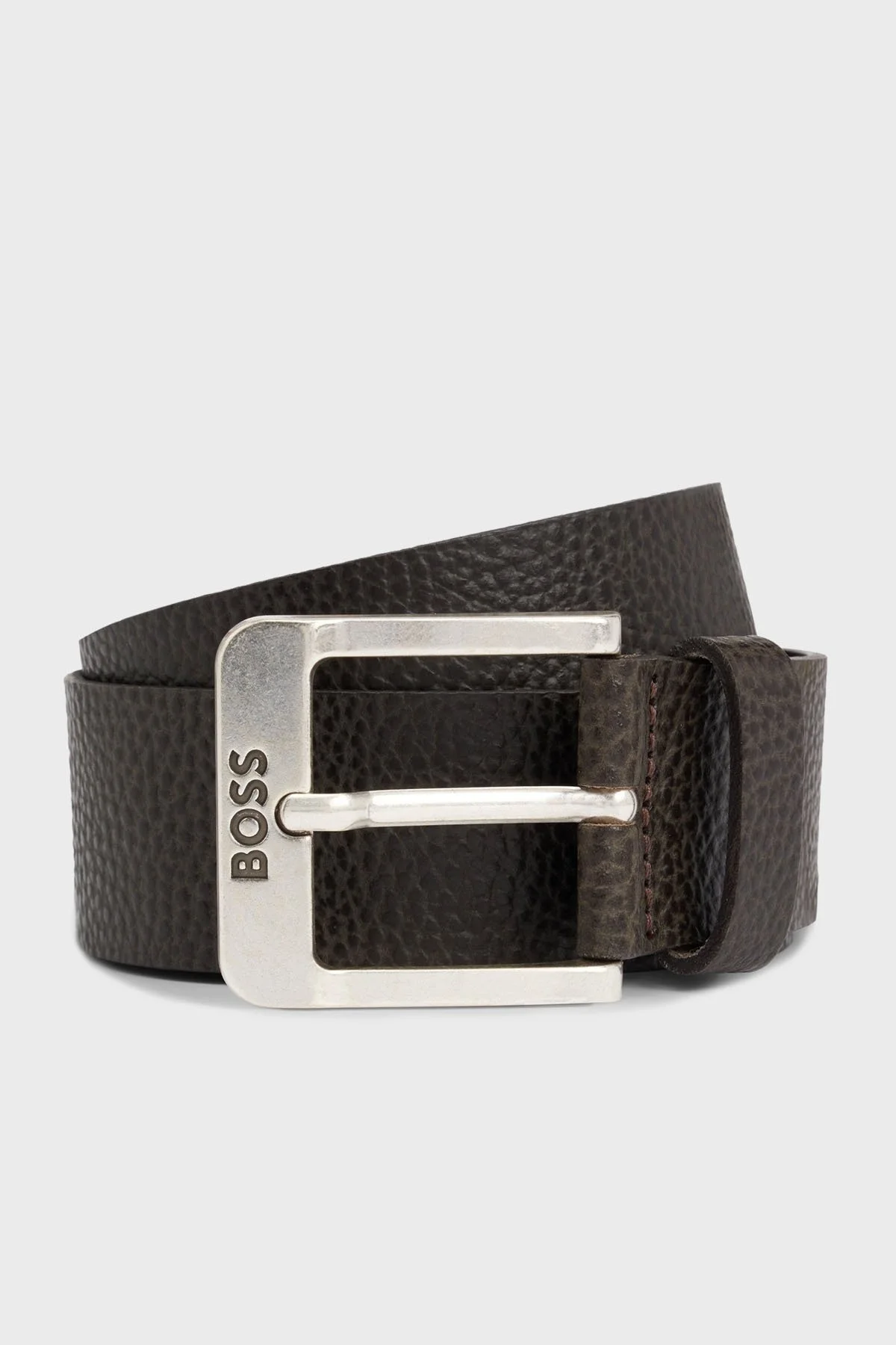 Boss Logolu % 100 Deri Erkek Kemer 50537064 001 SİYAH - 1