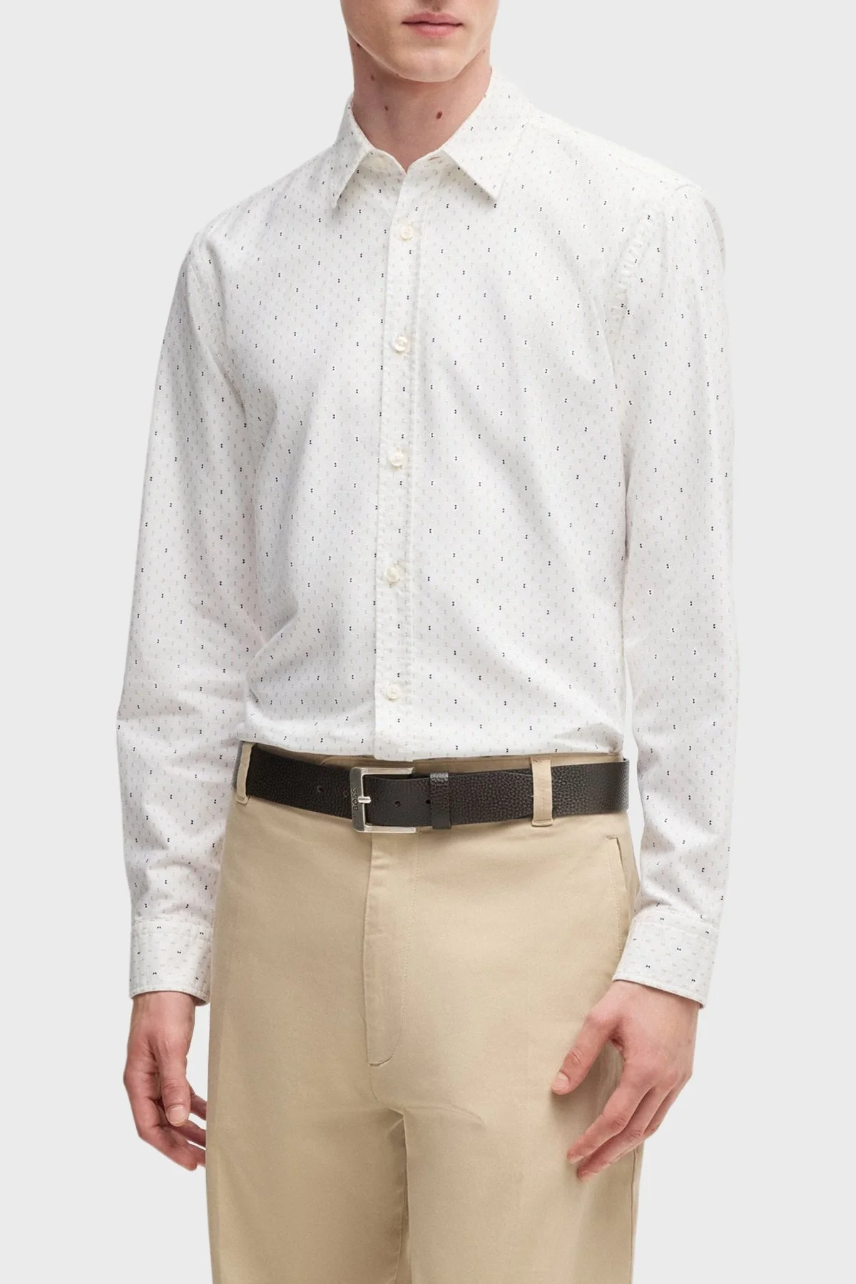 Boss Logolu % 100 Deri Erkek Kemer 50537064 001 SİYAH - 2