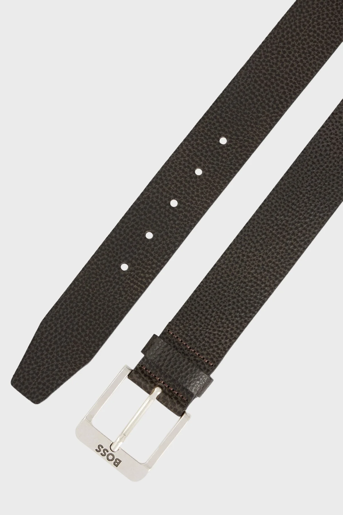 Boss Logolu % 100 Deri Erkek Kemer 50537064 001 SİYAH - 3